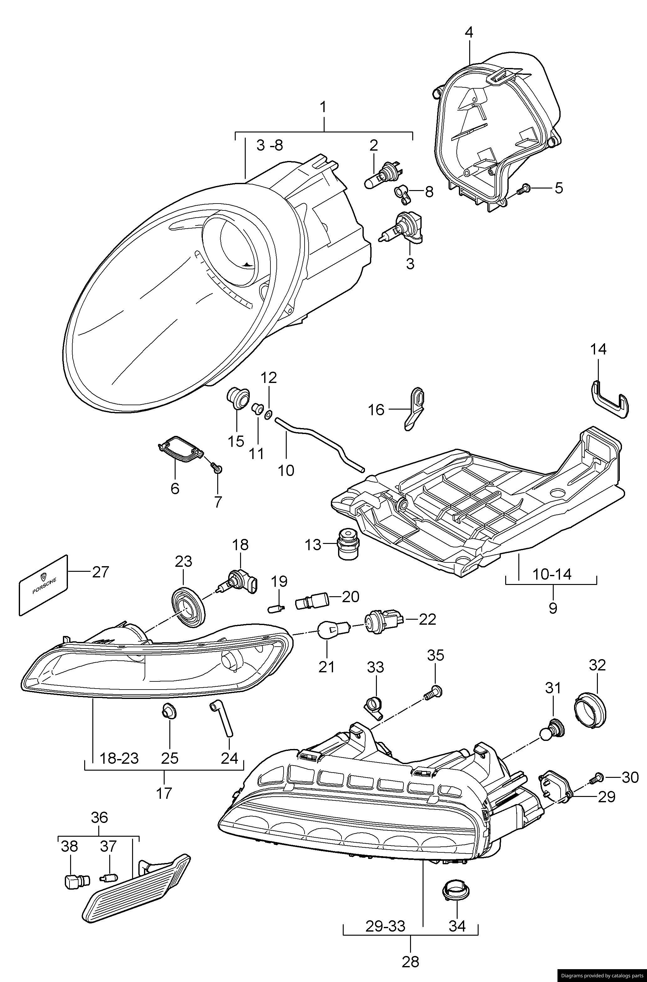 Car part diagram