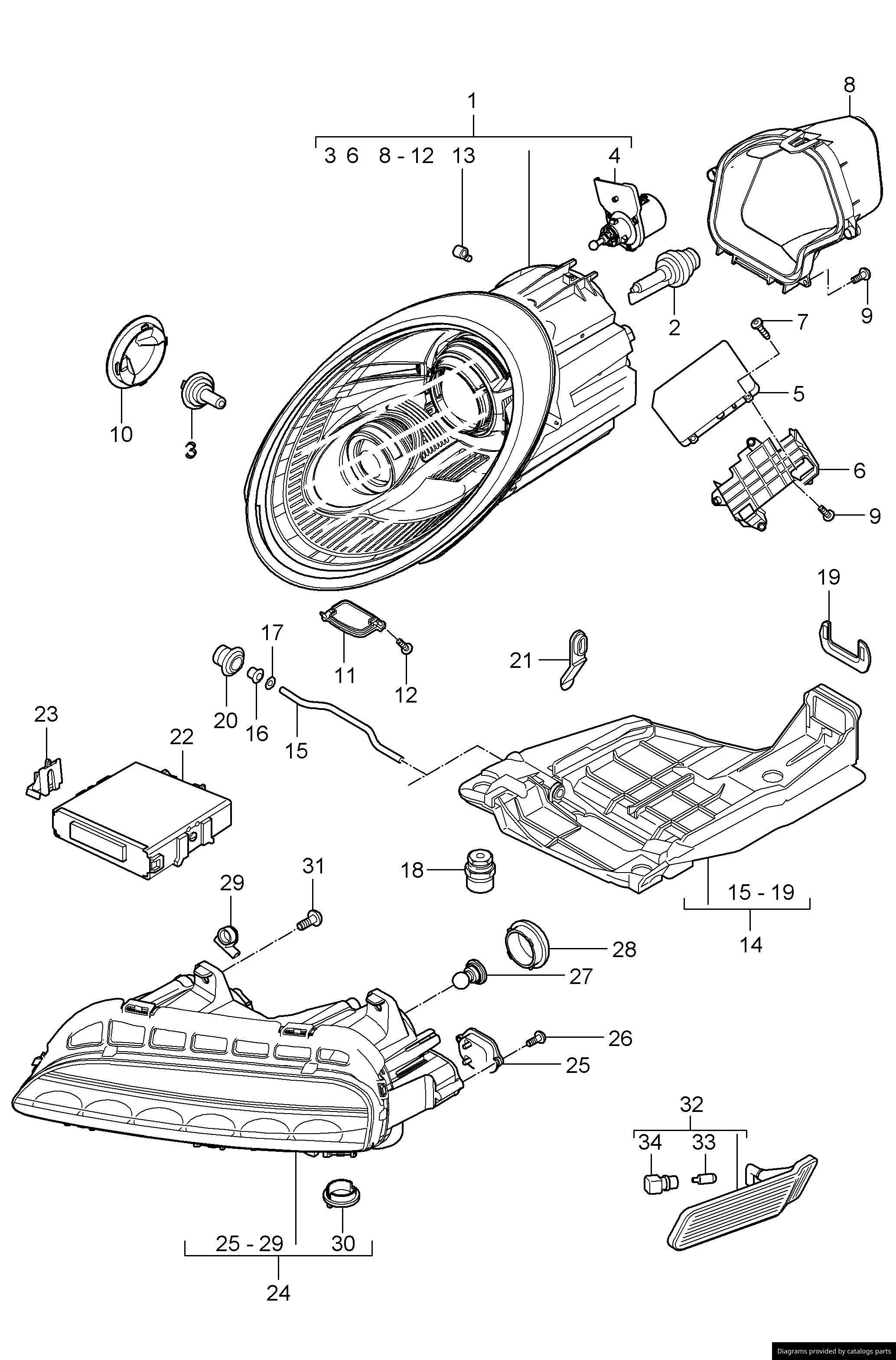 Car part diagram