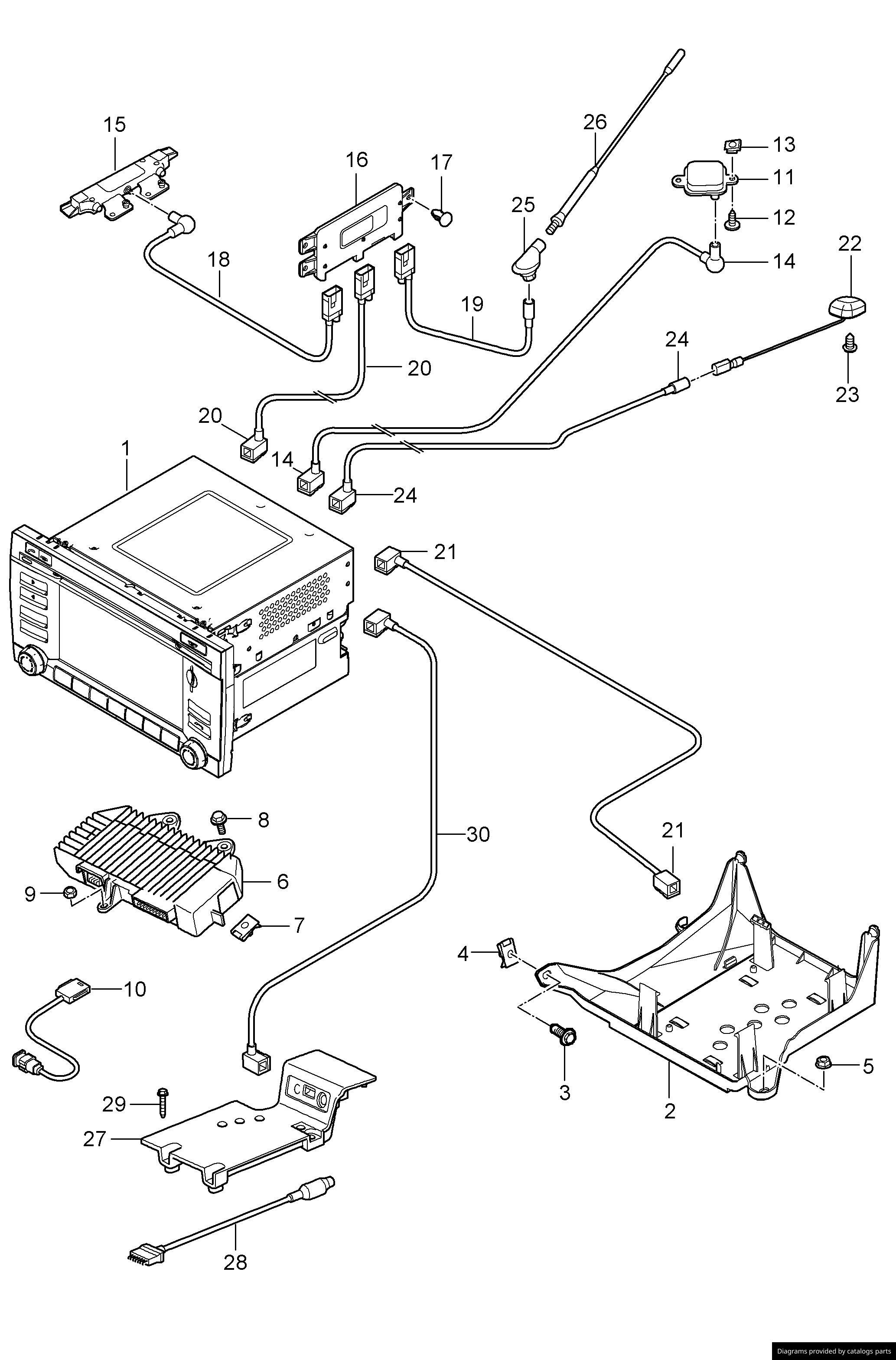 Car part diagram