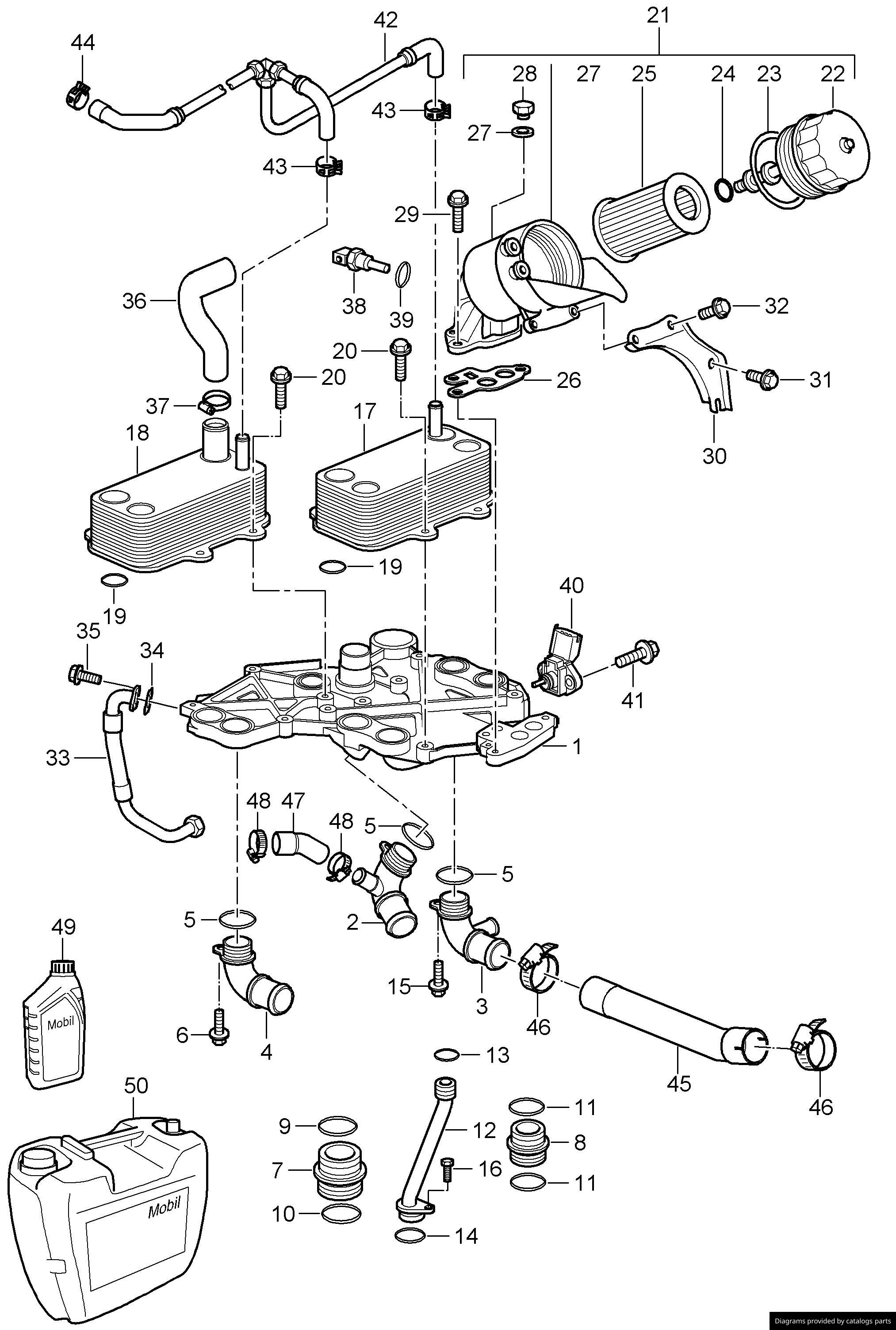 Car part diagram