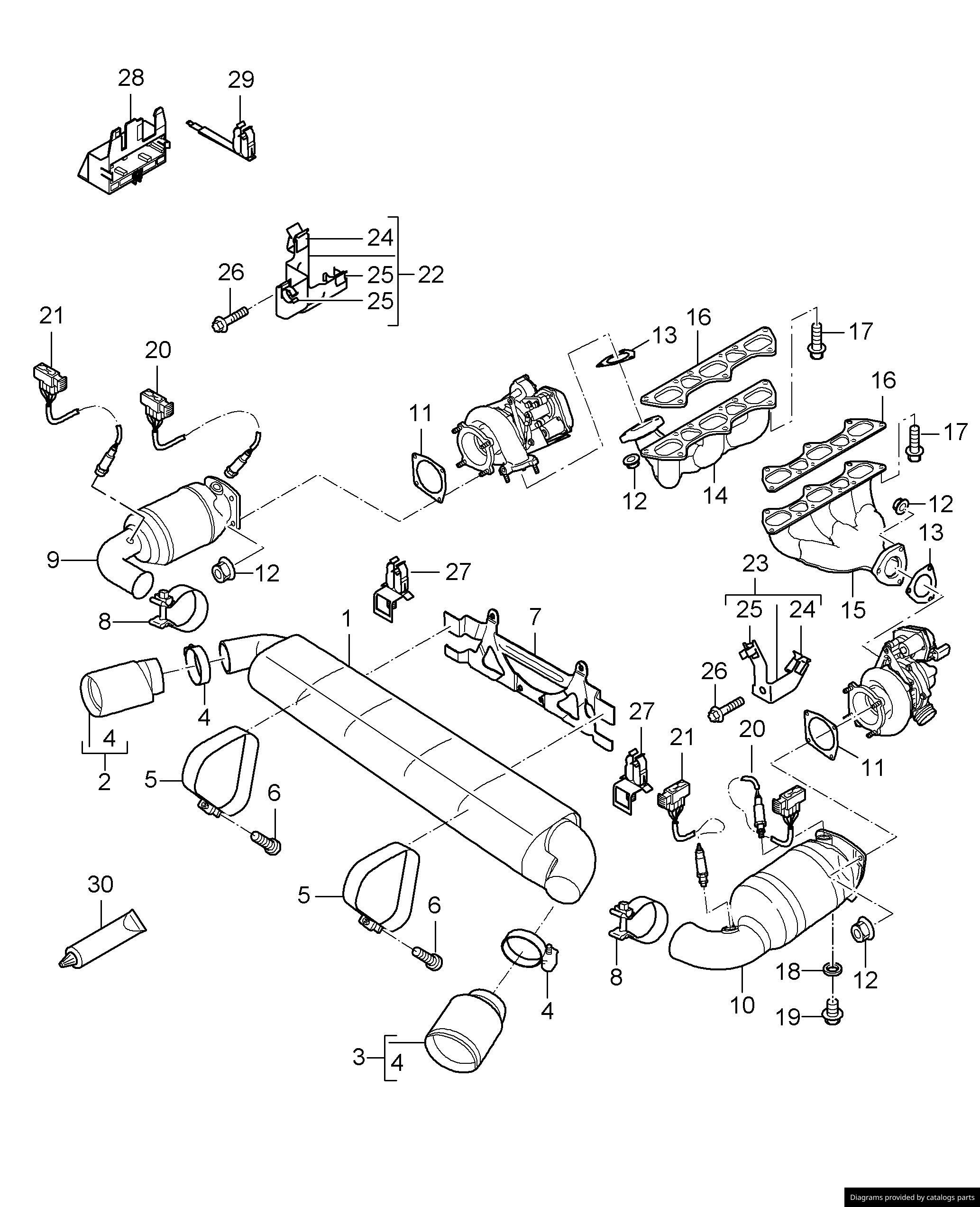 Car part diagram