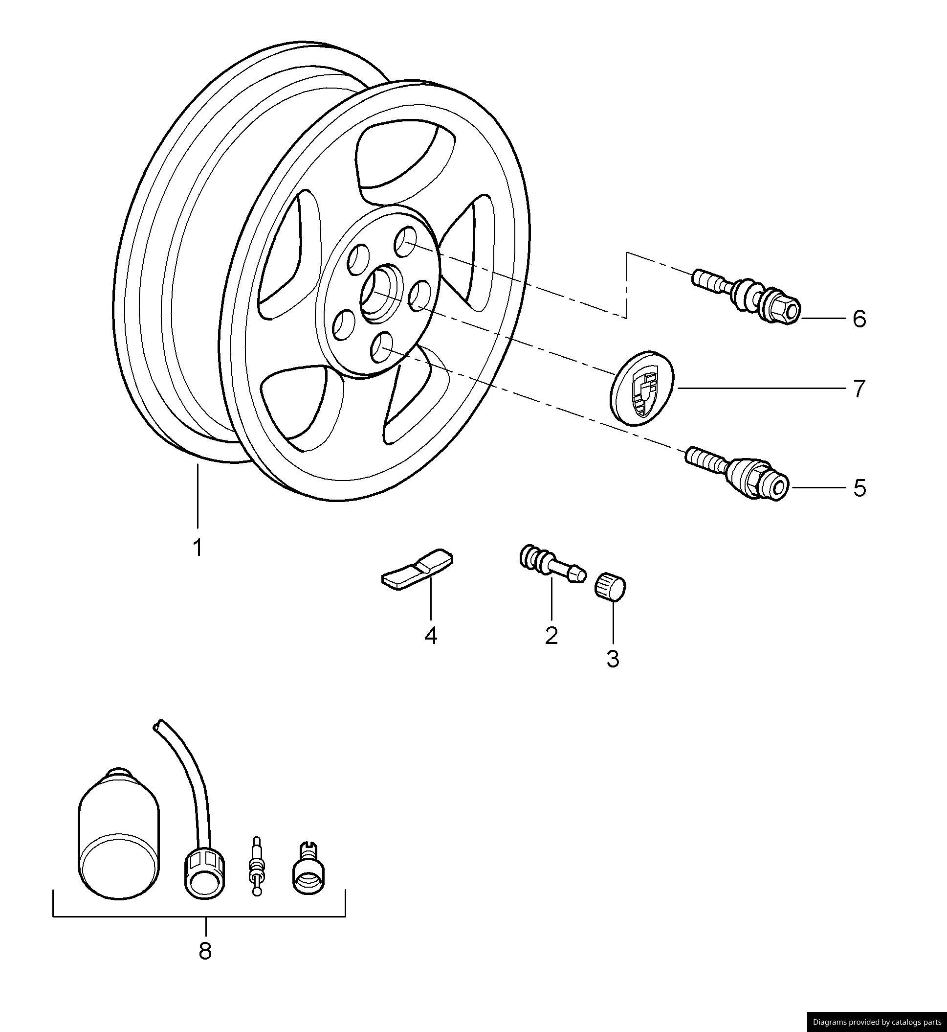 Car part diagram