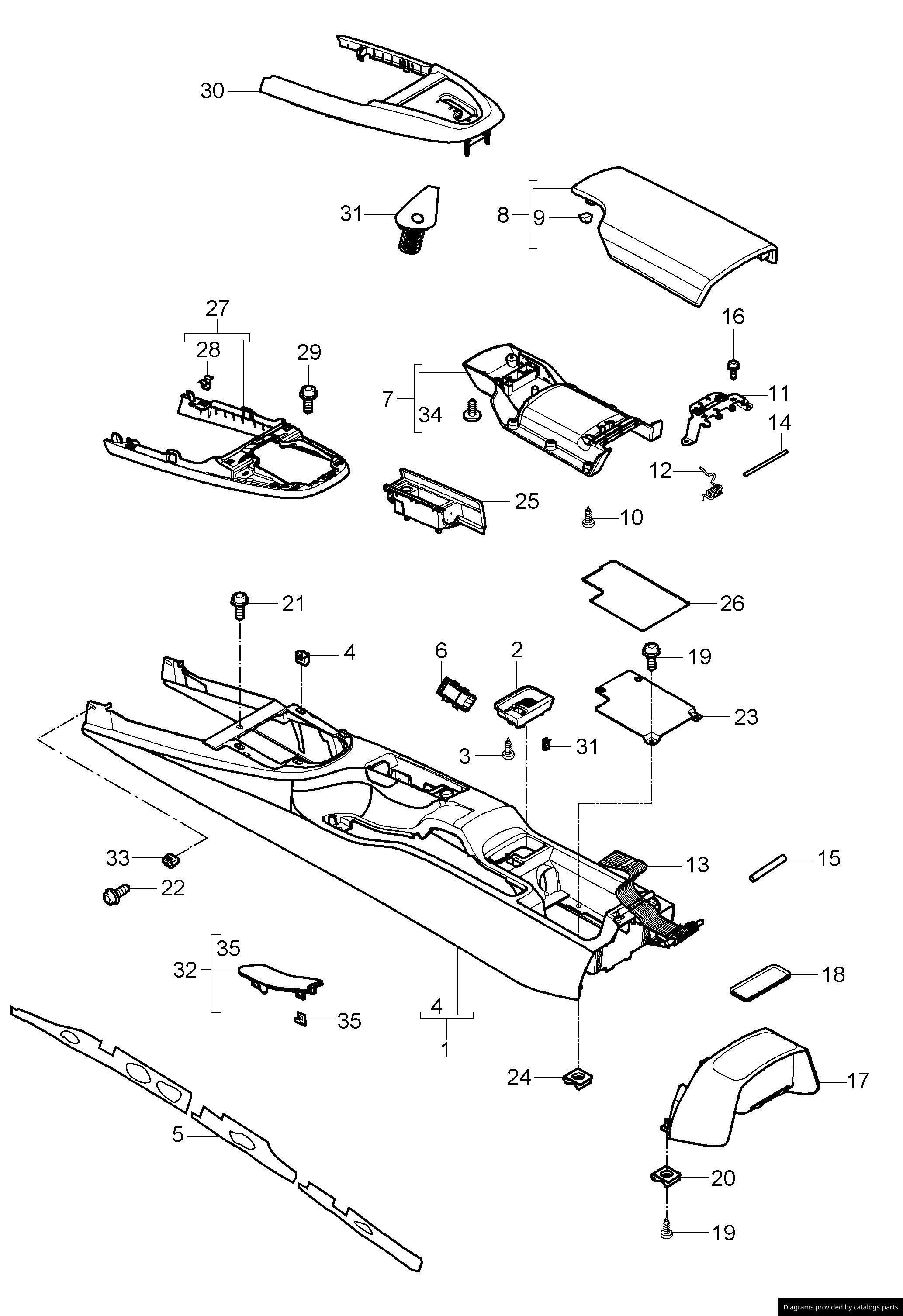Car part diagram