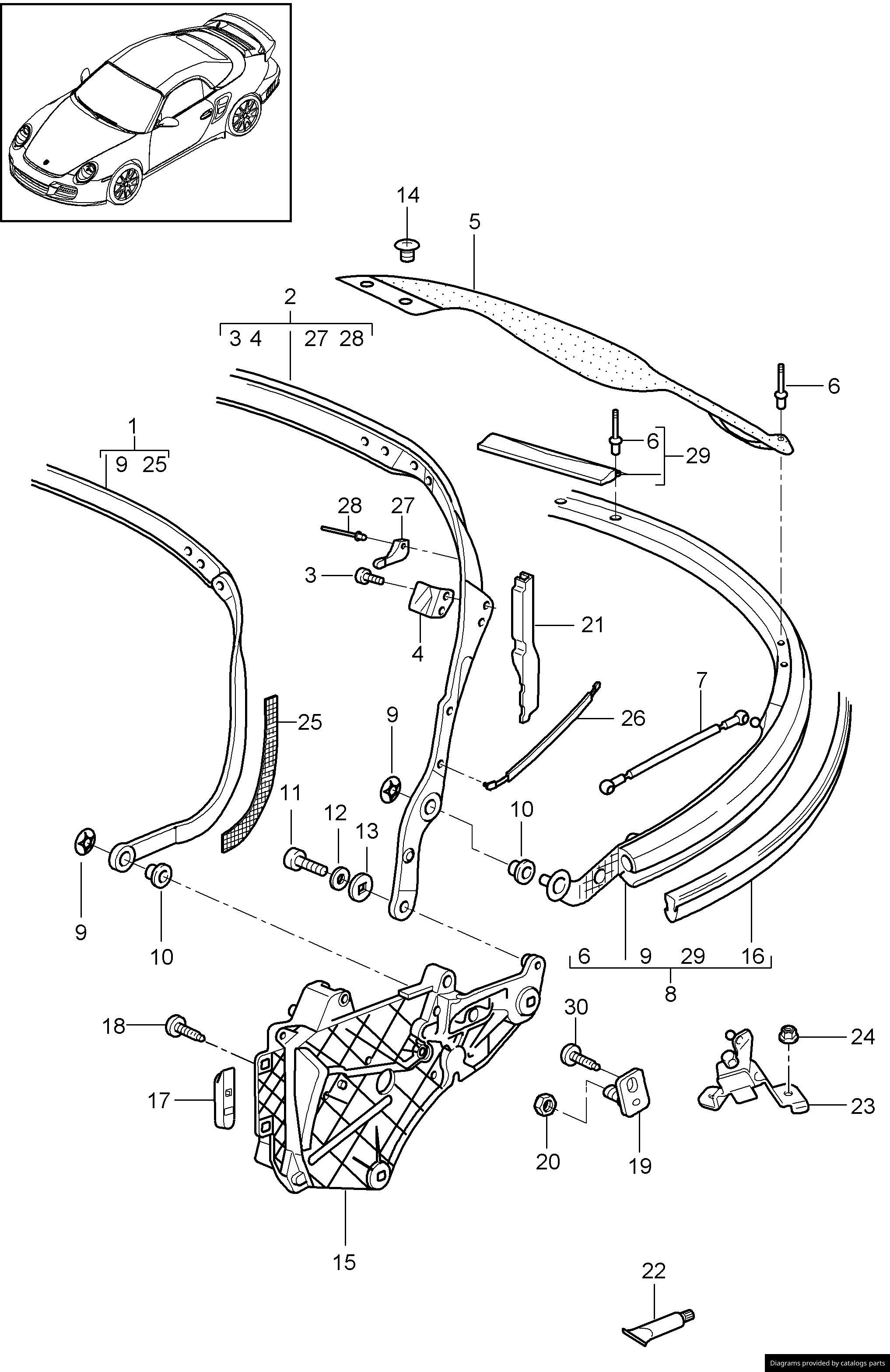 Car part diagram