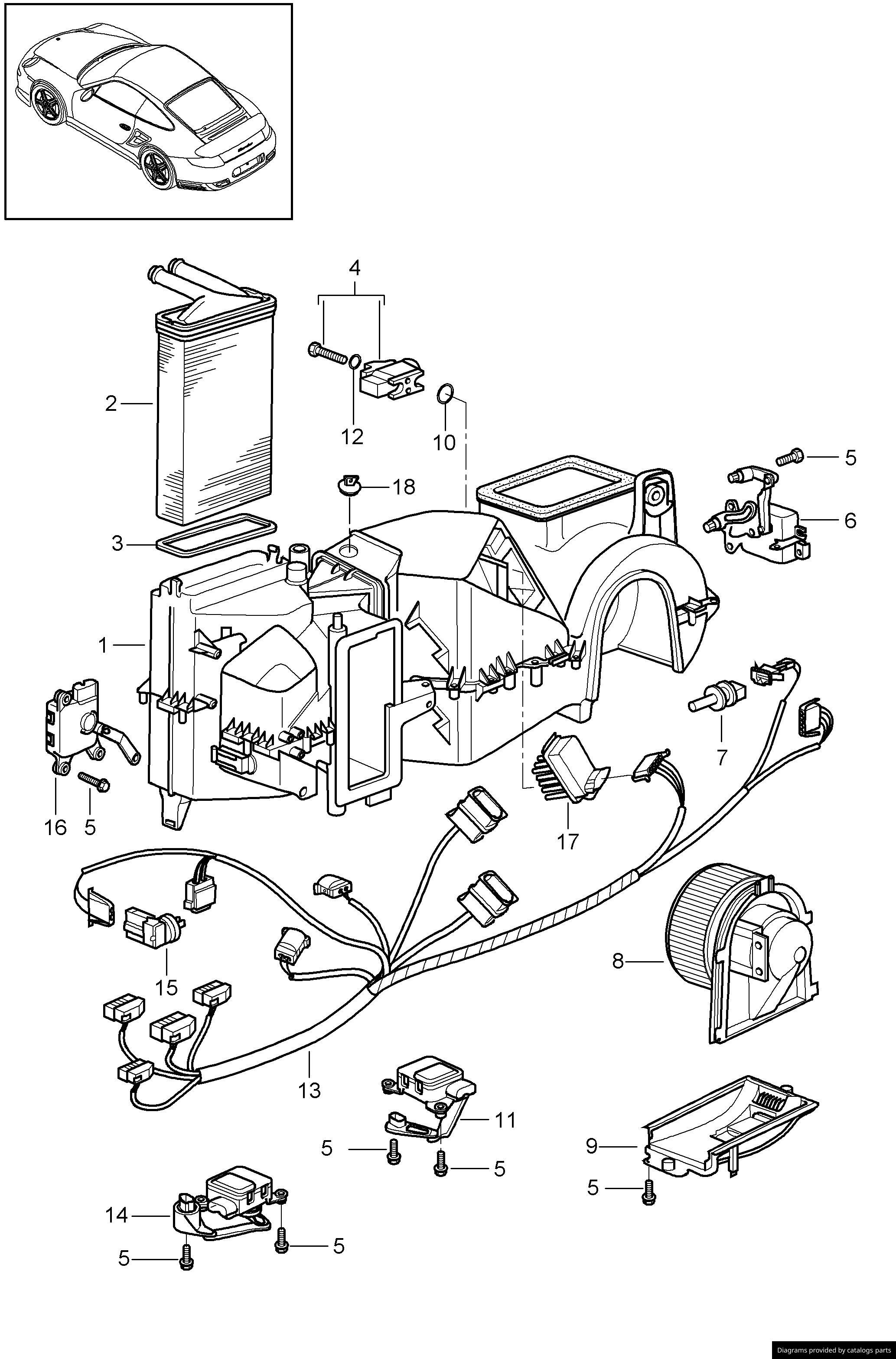 Car part diagram