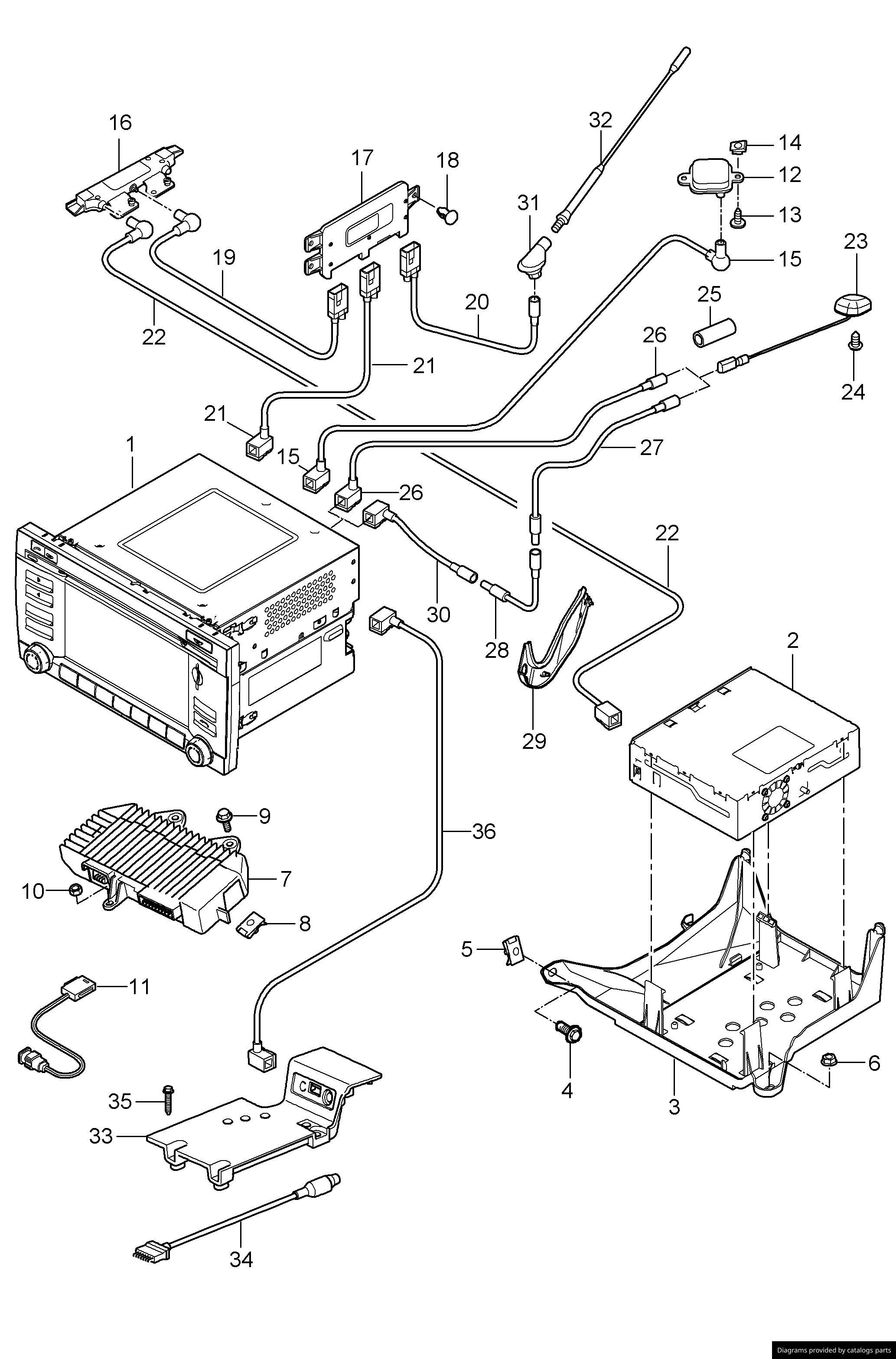 Car part diagram