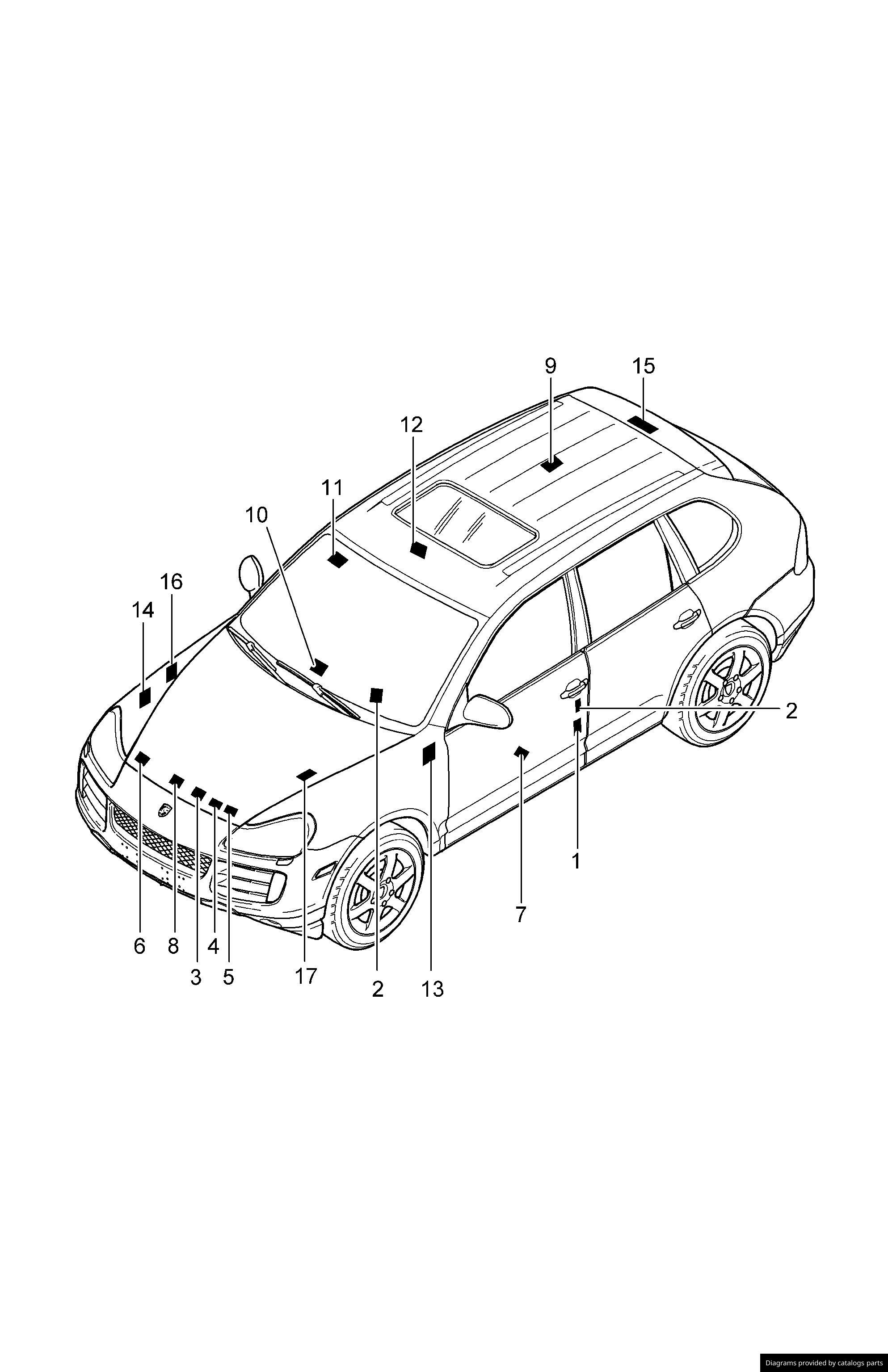 Car part diagram
