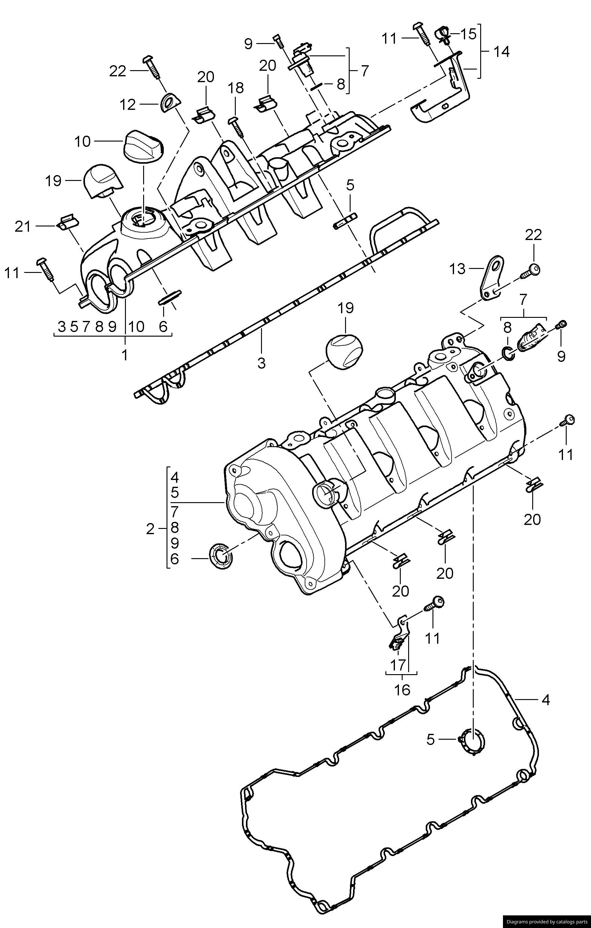 Car part diagram