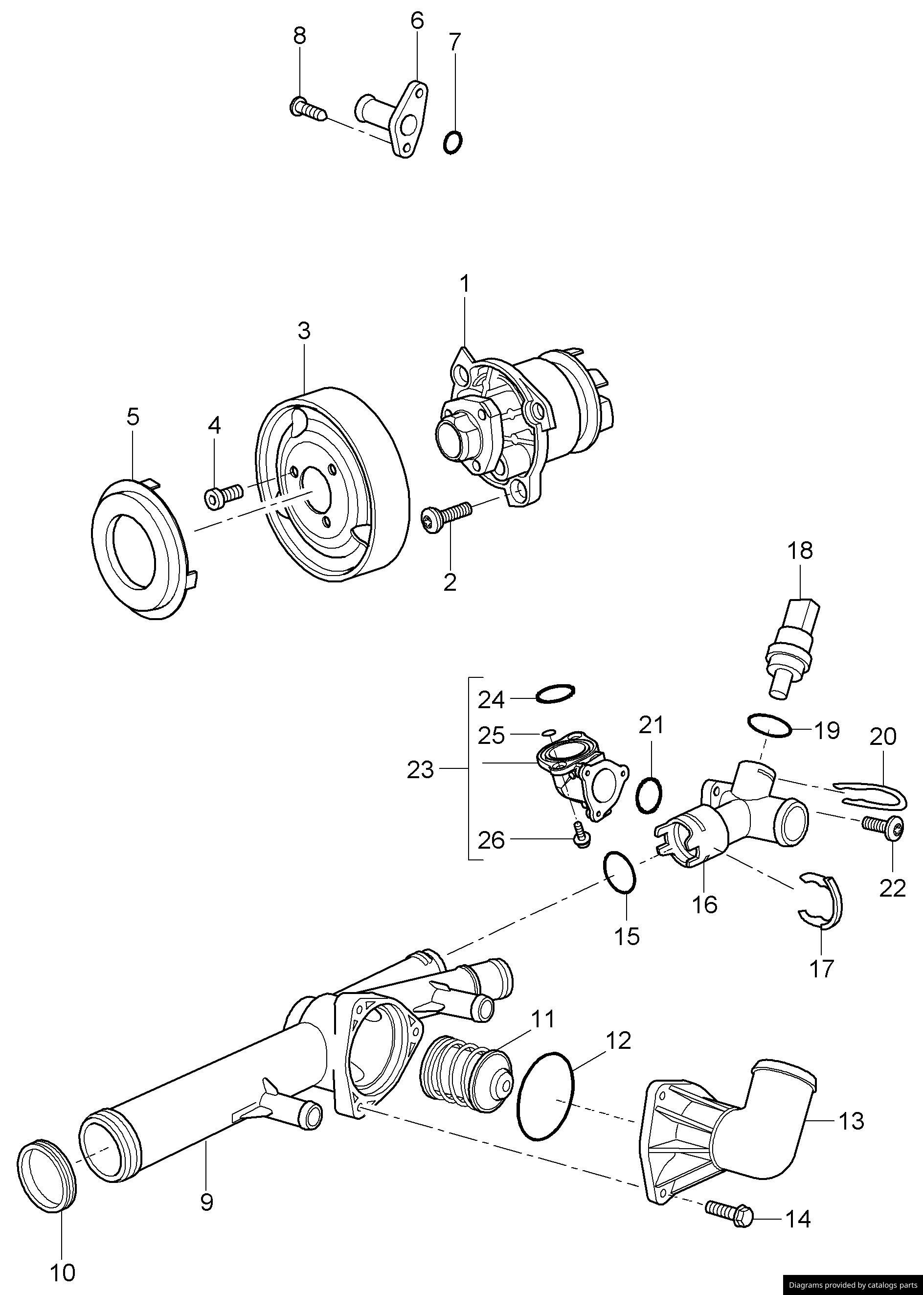 Car part diagram