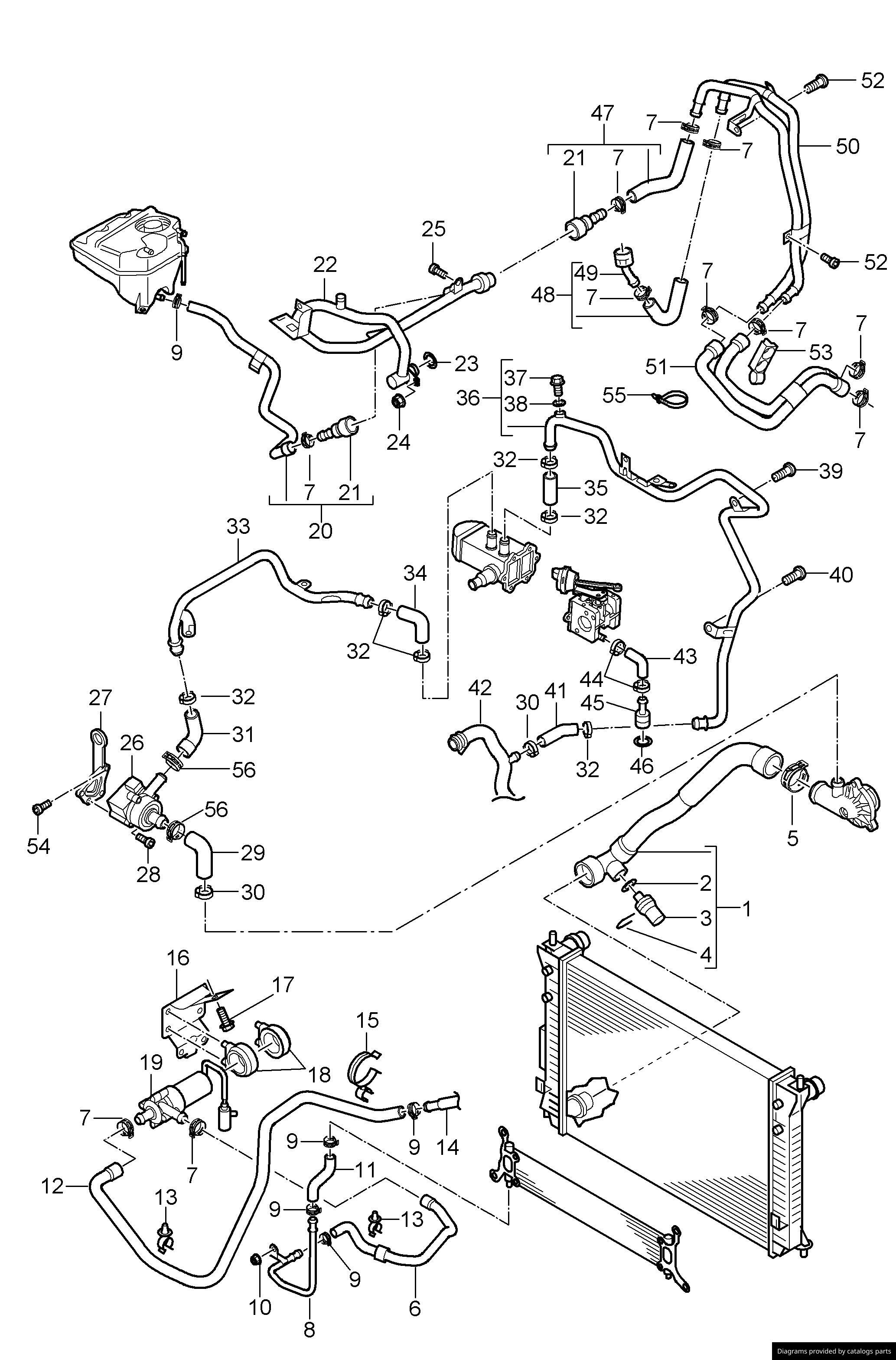Car part diagram
