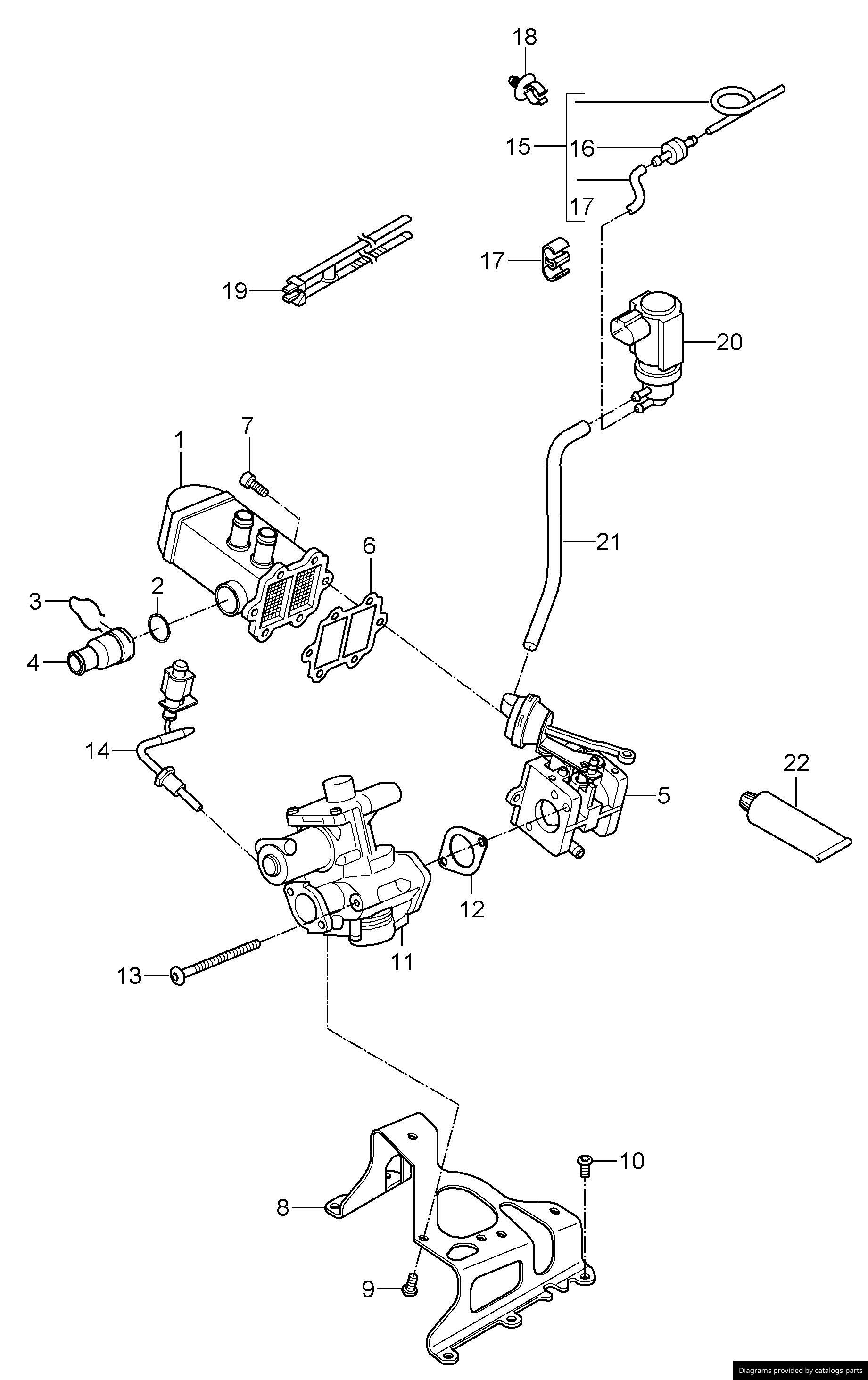 Car part diagram