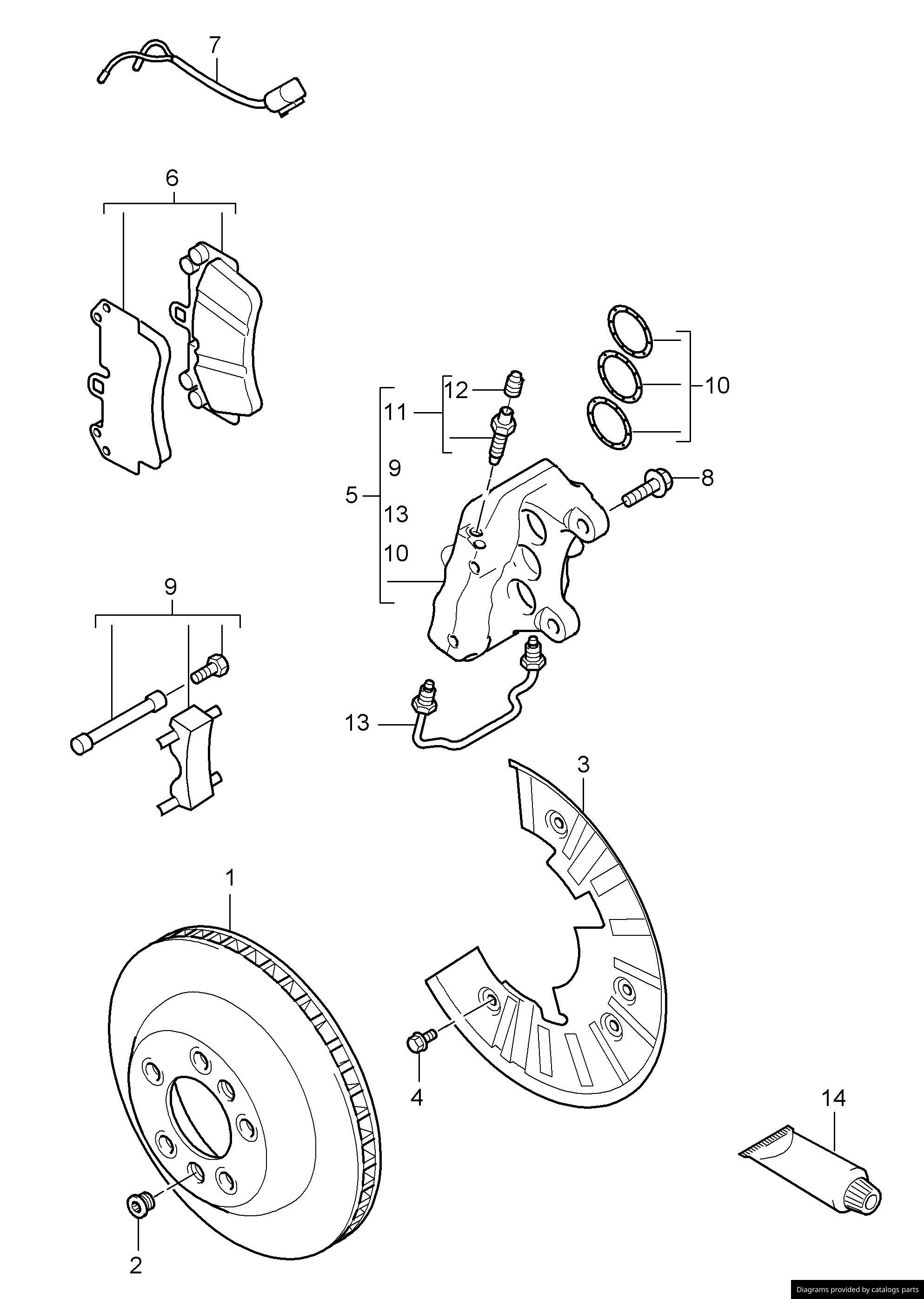 Car part diagram
