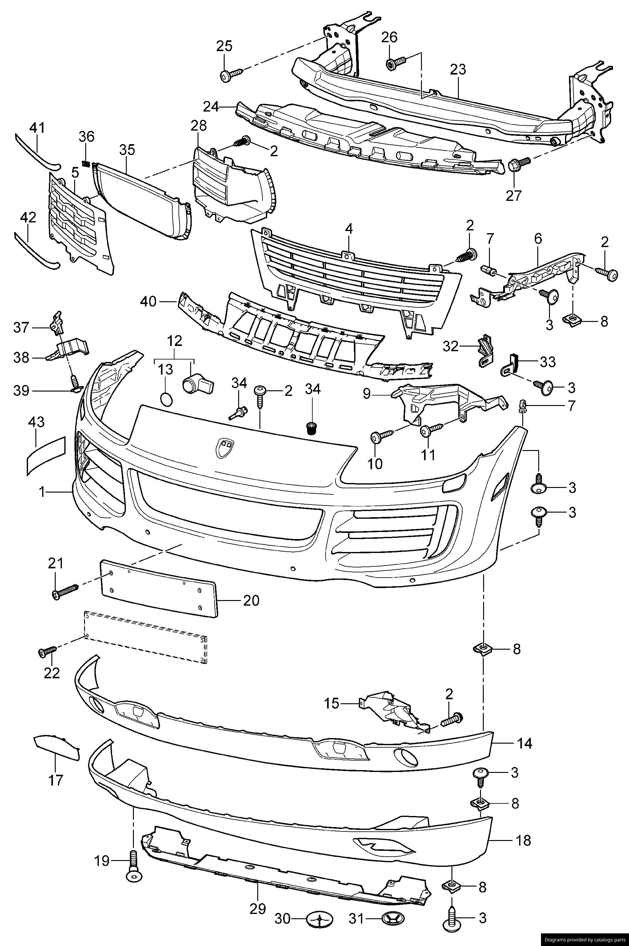 Car part diagram