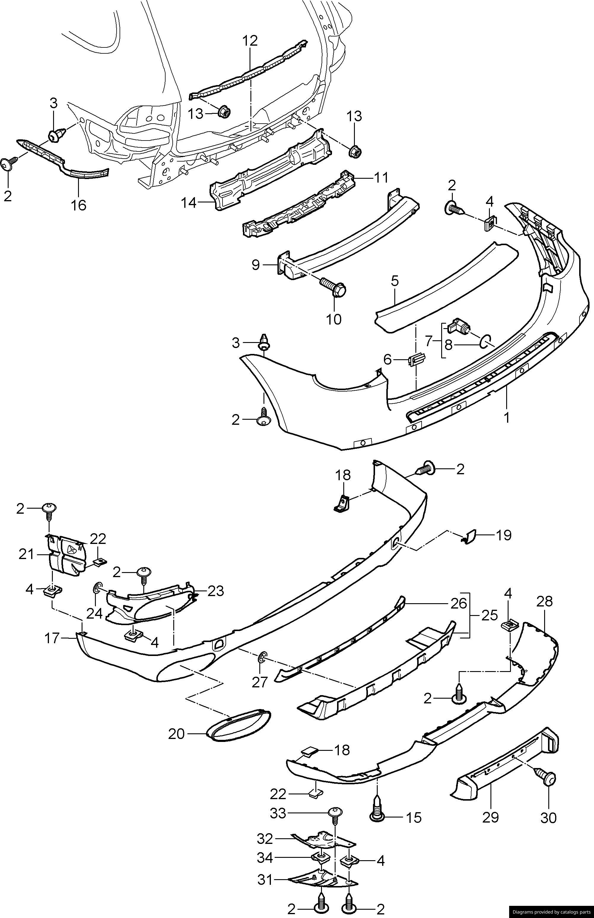 Car part diagram