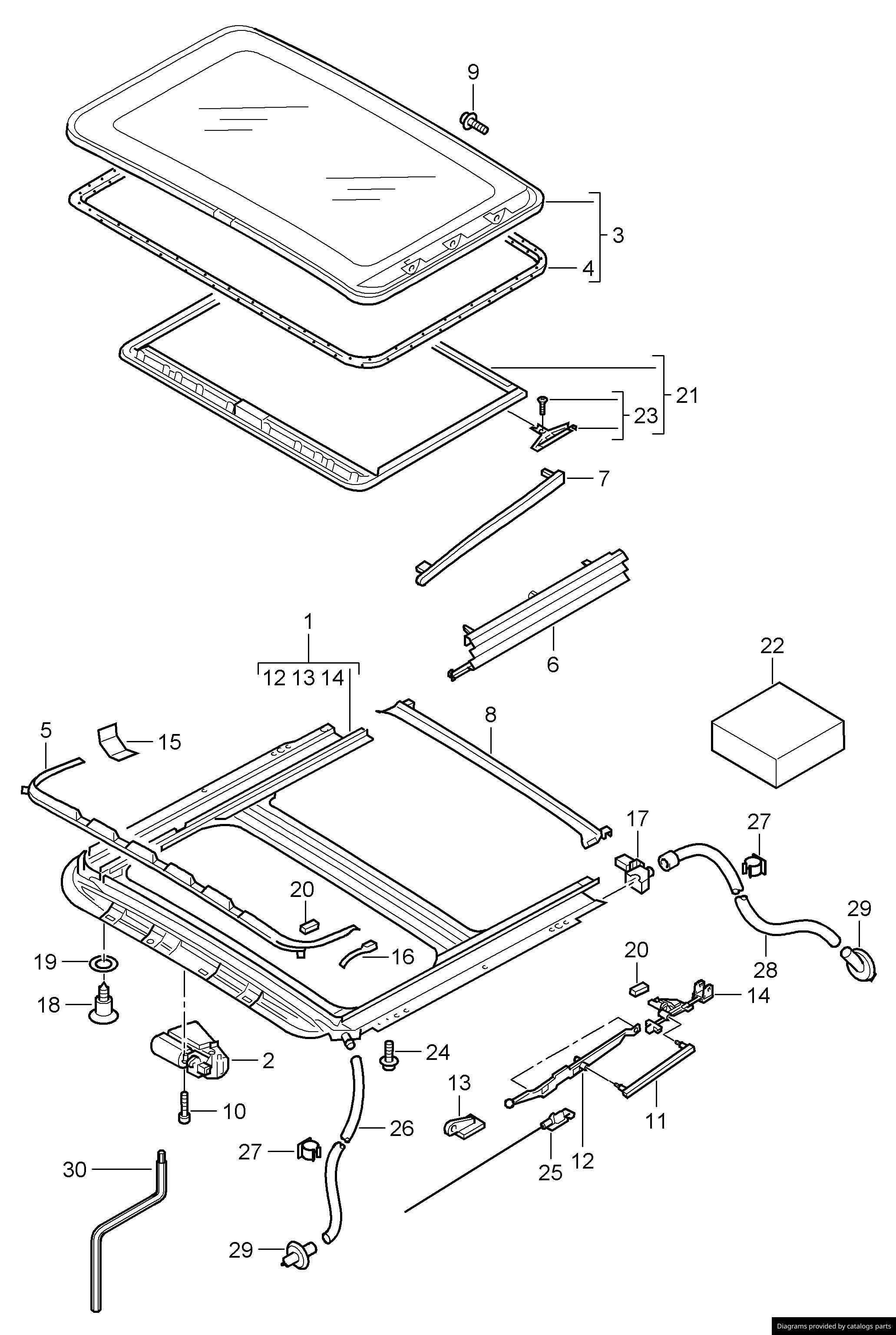 Car part diagram
