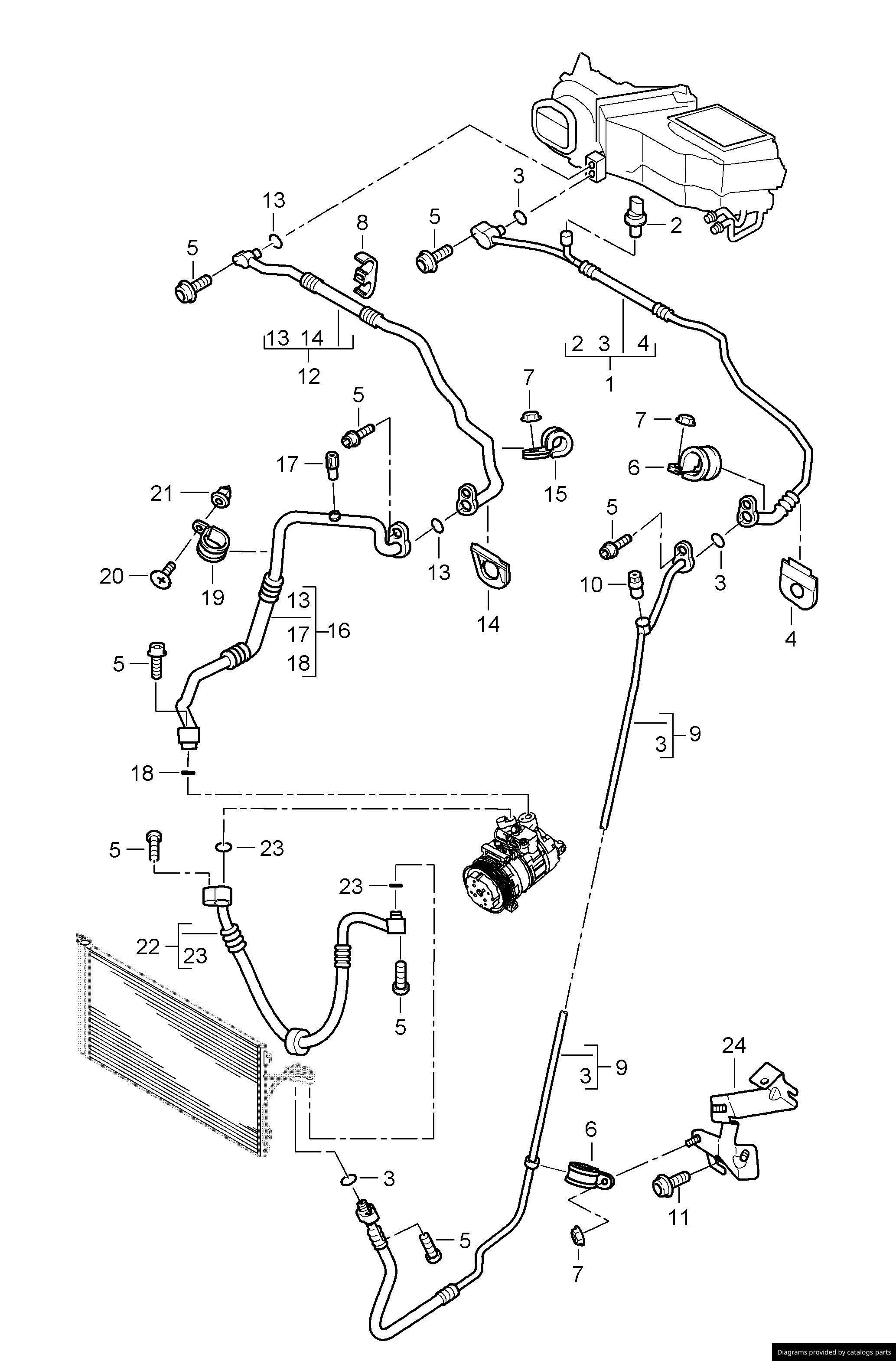 Car part diagram