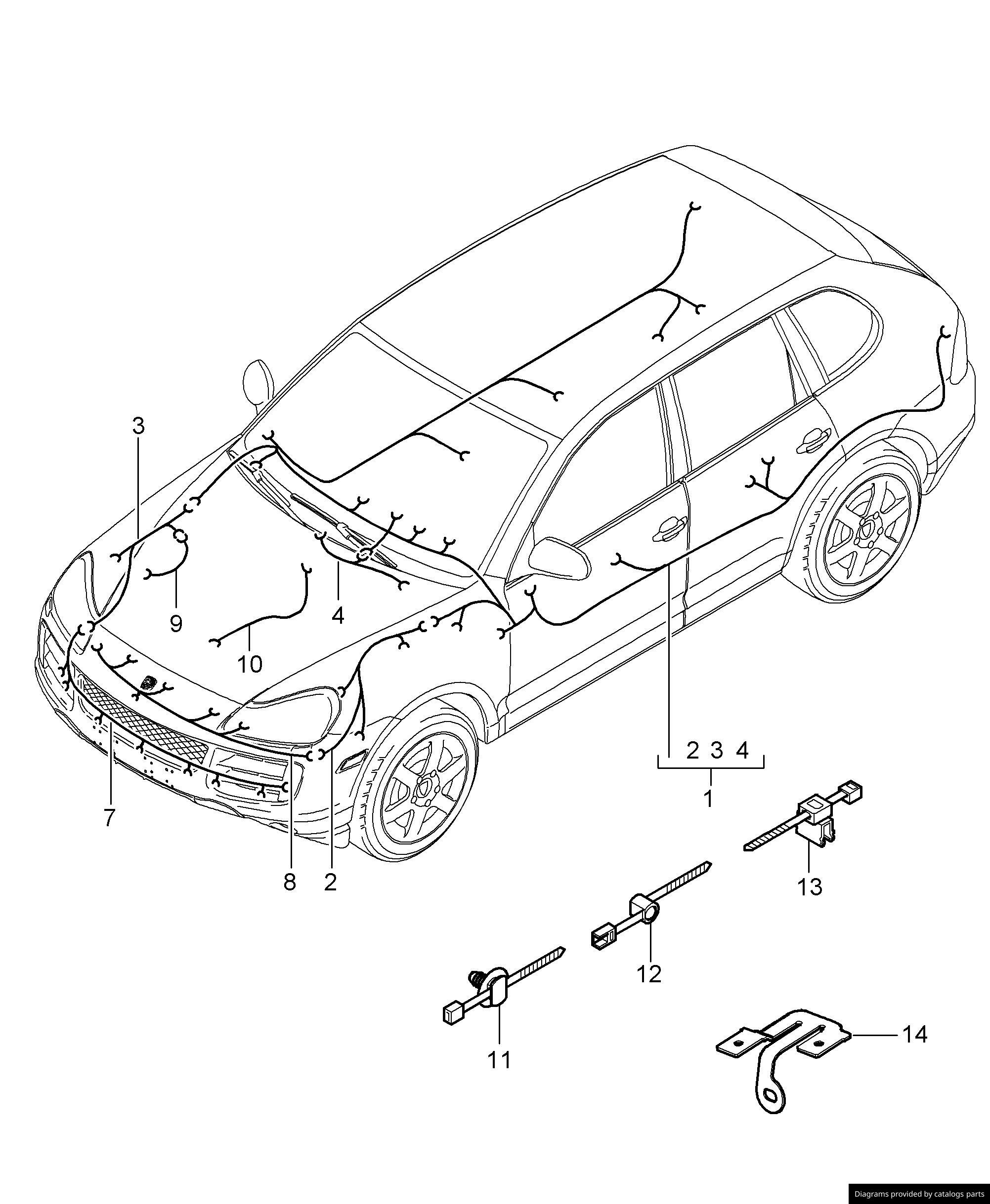 Car part diagram