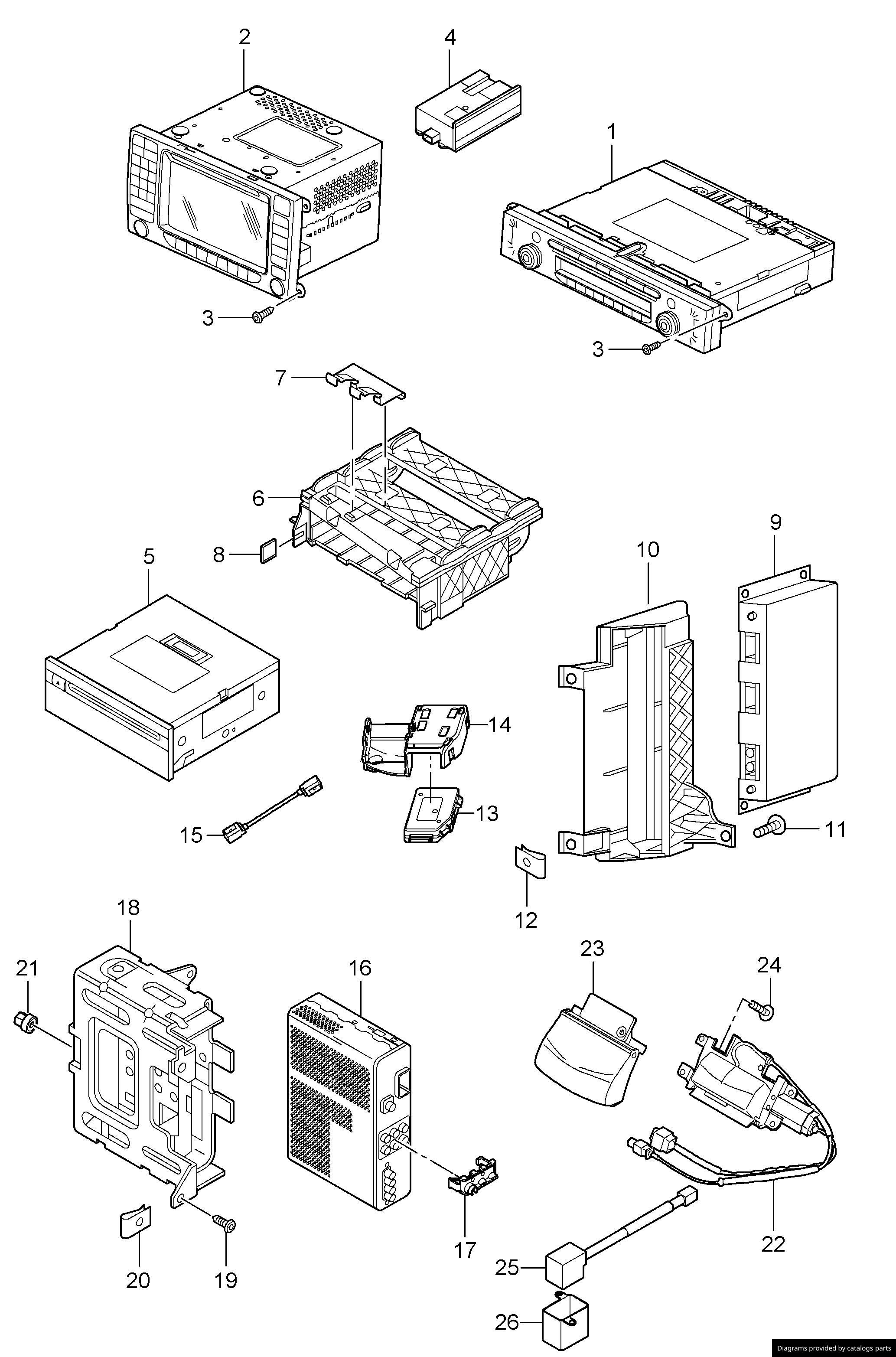 Car part diagram