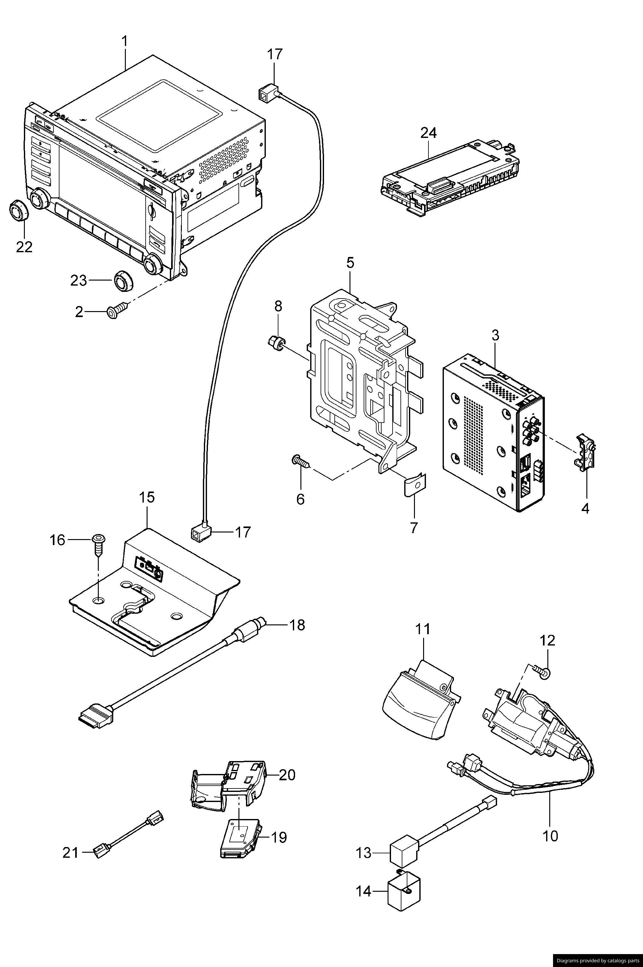 Car part diagram