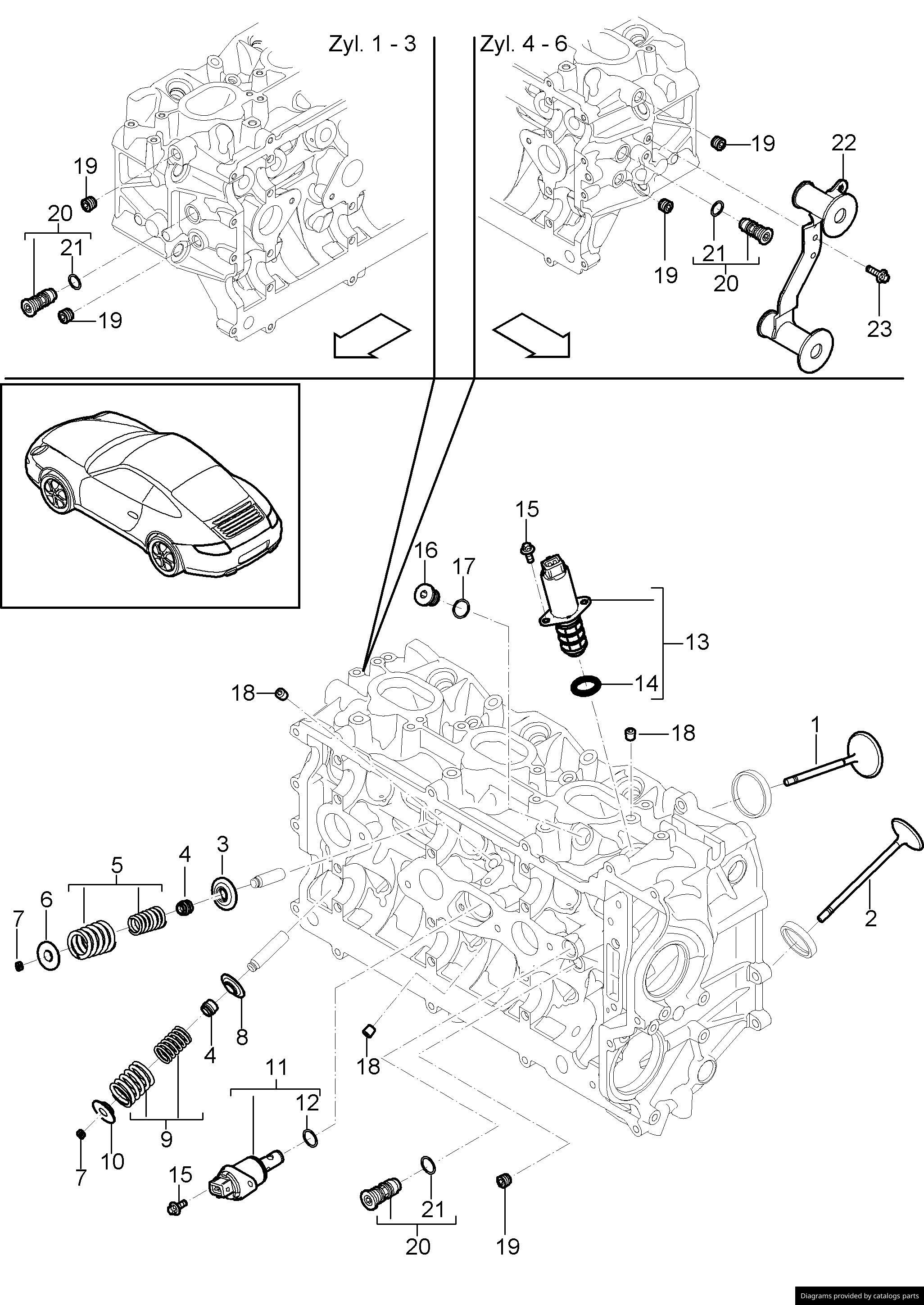 Car part diagram