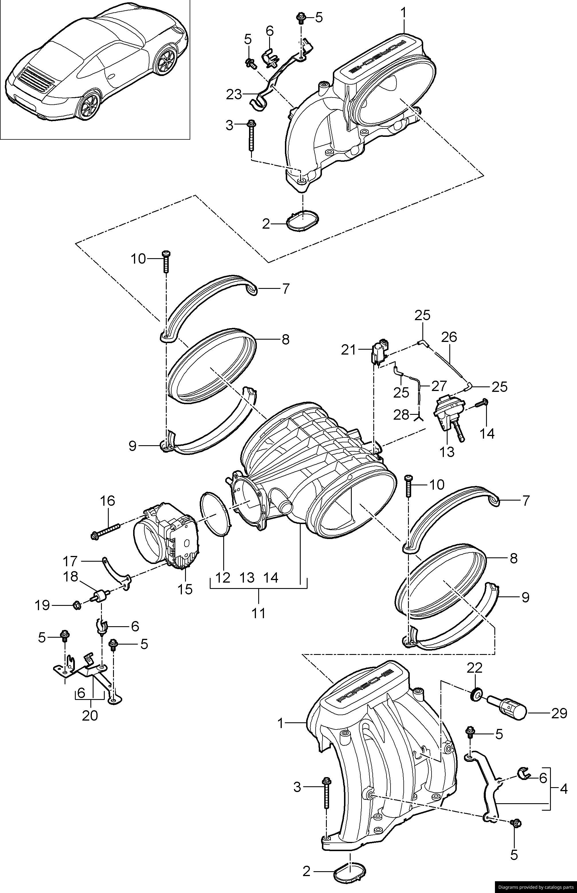 Car part diagram