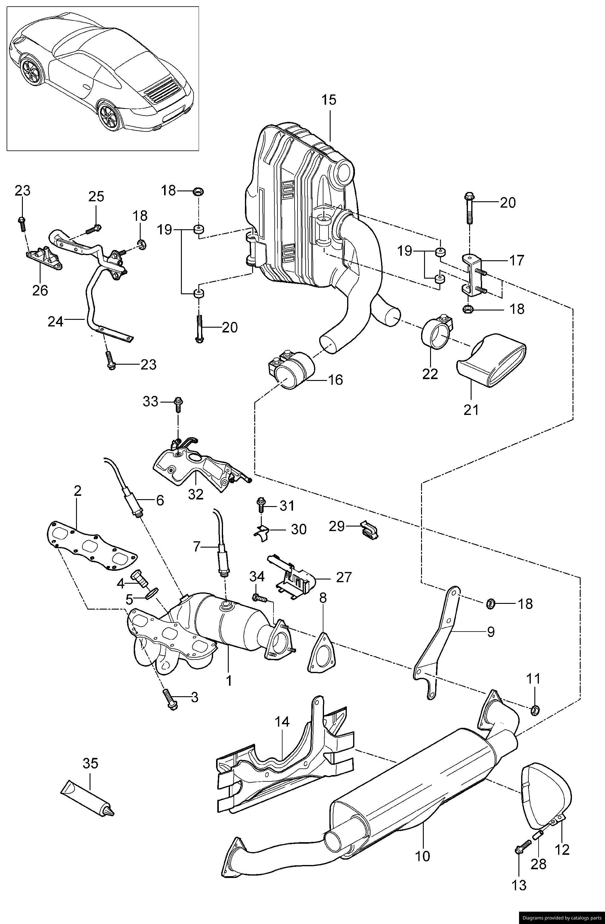 Car part diagram