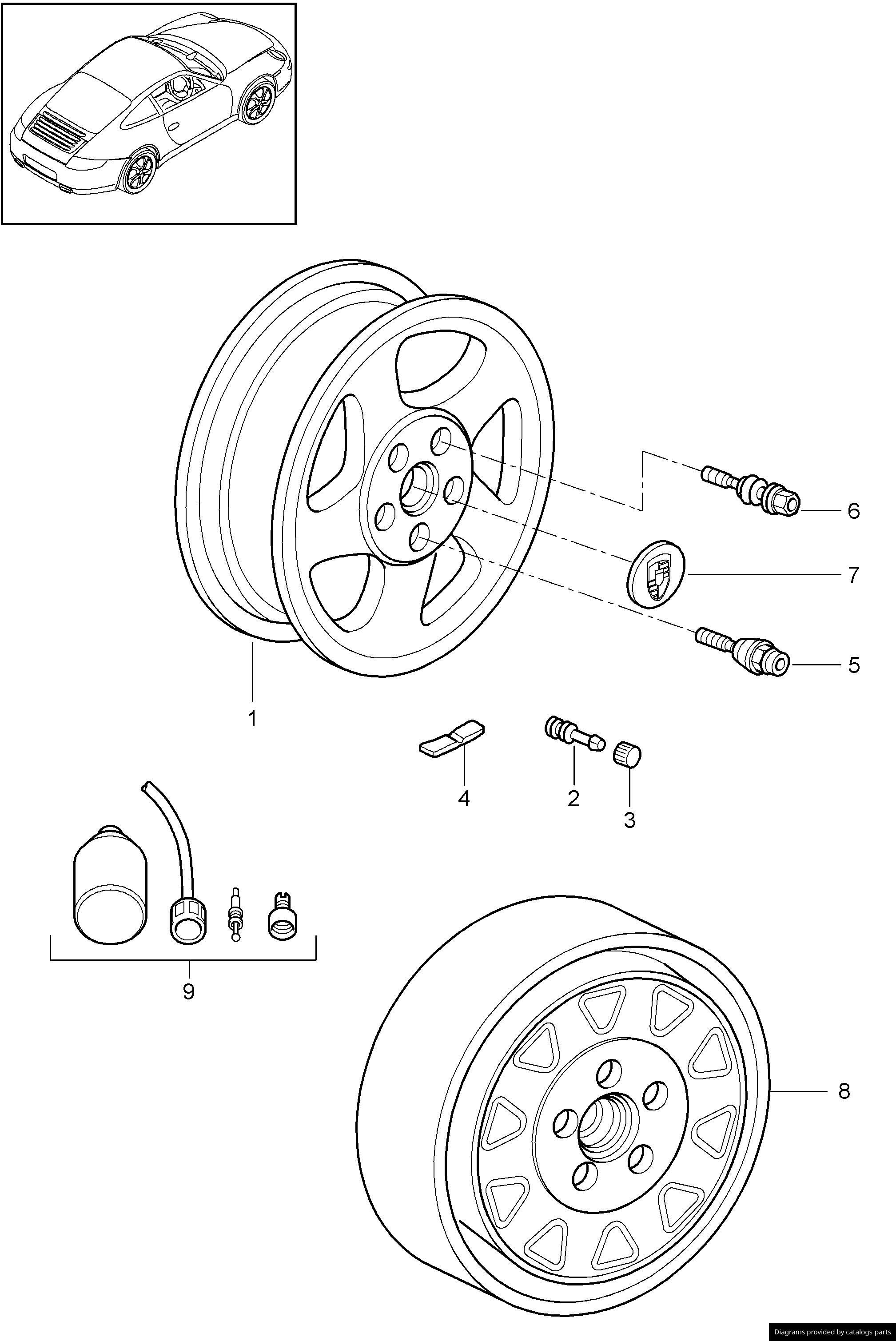 Car part diagram