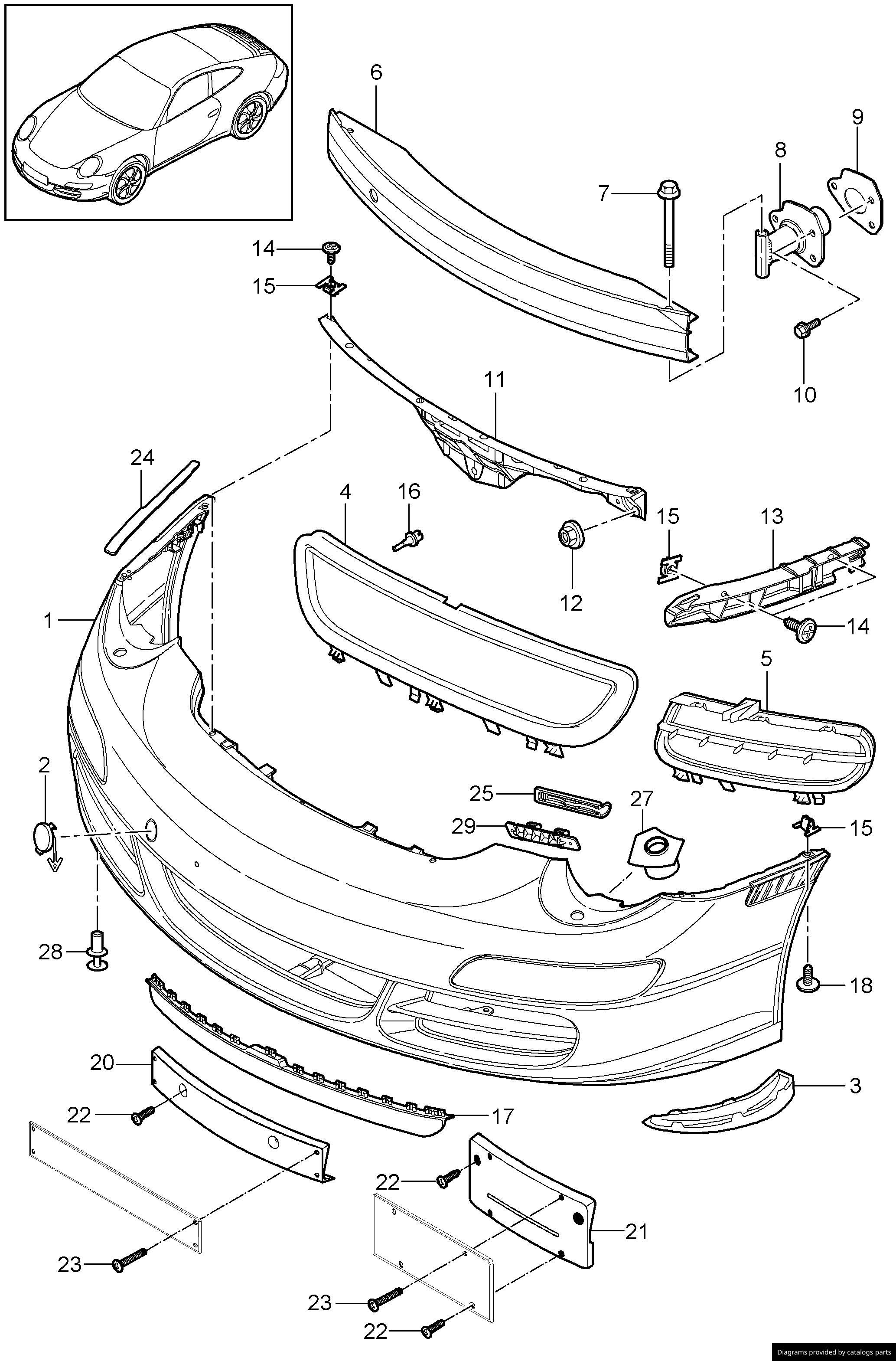Car part diagram
