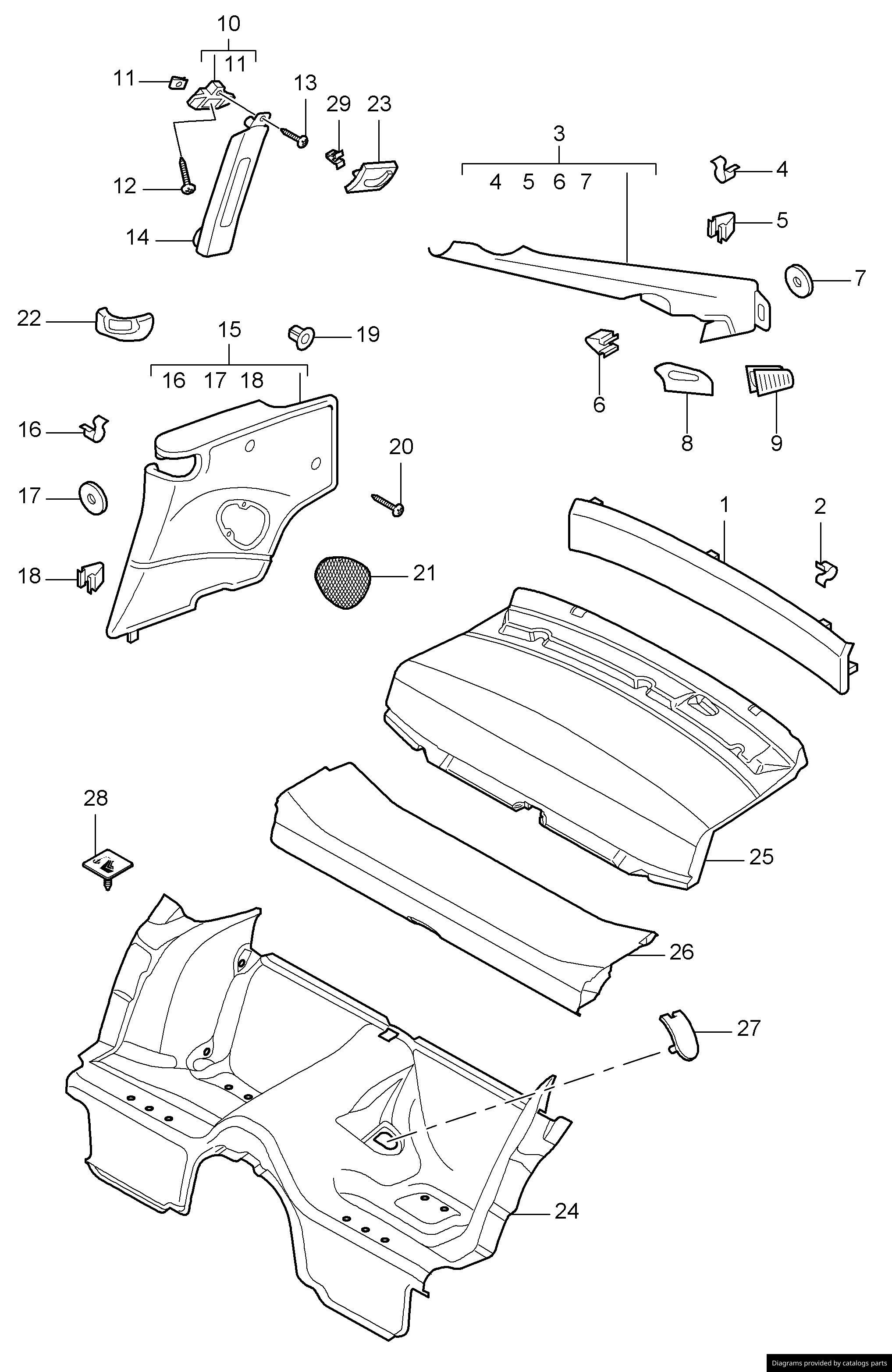 Car part diagram