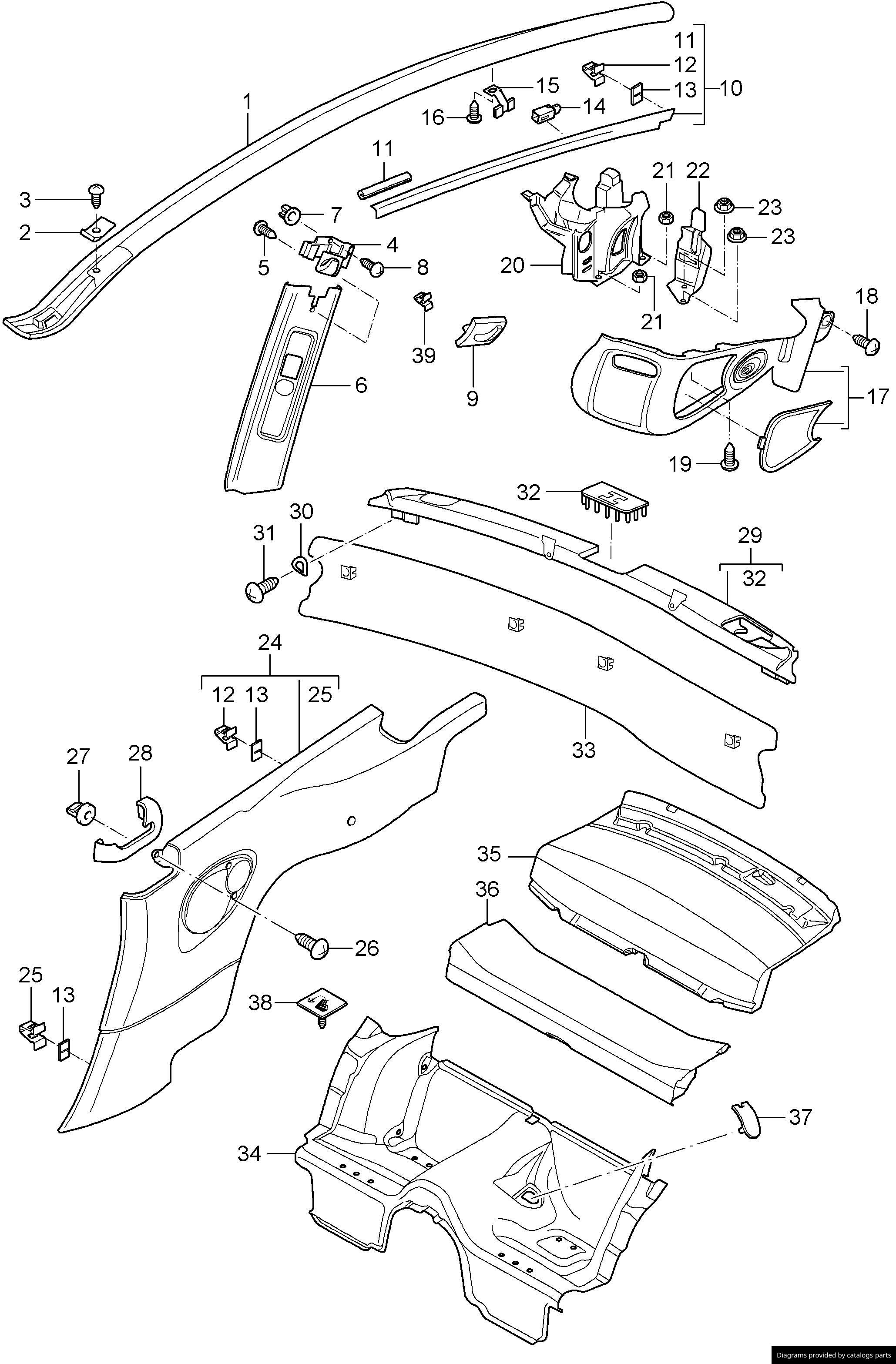 Car part diagram