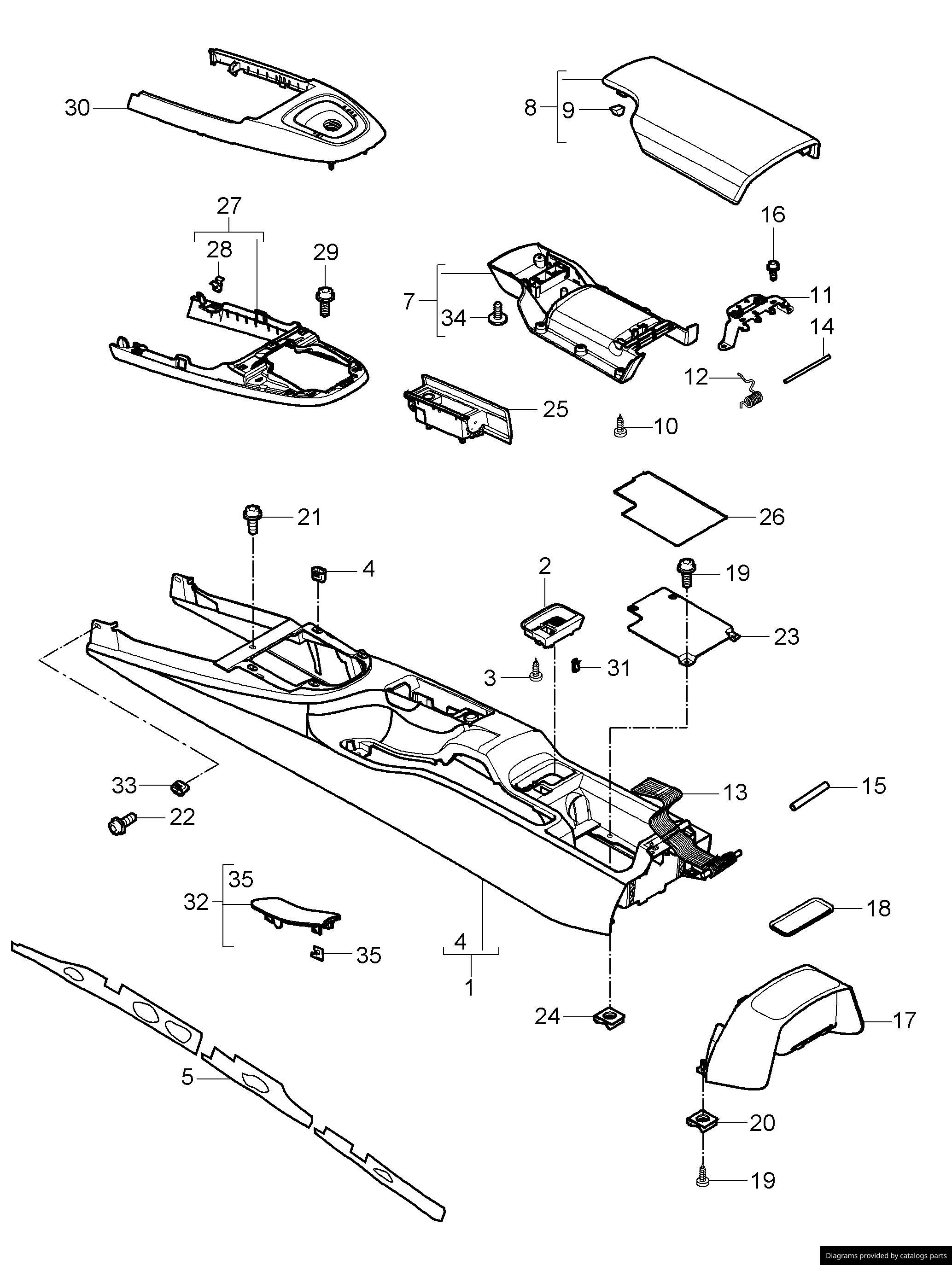 Car part diagram