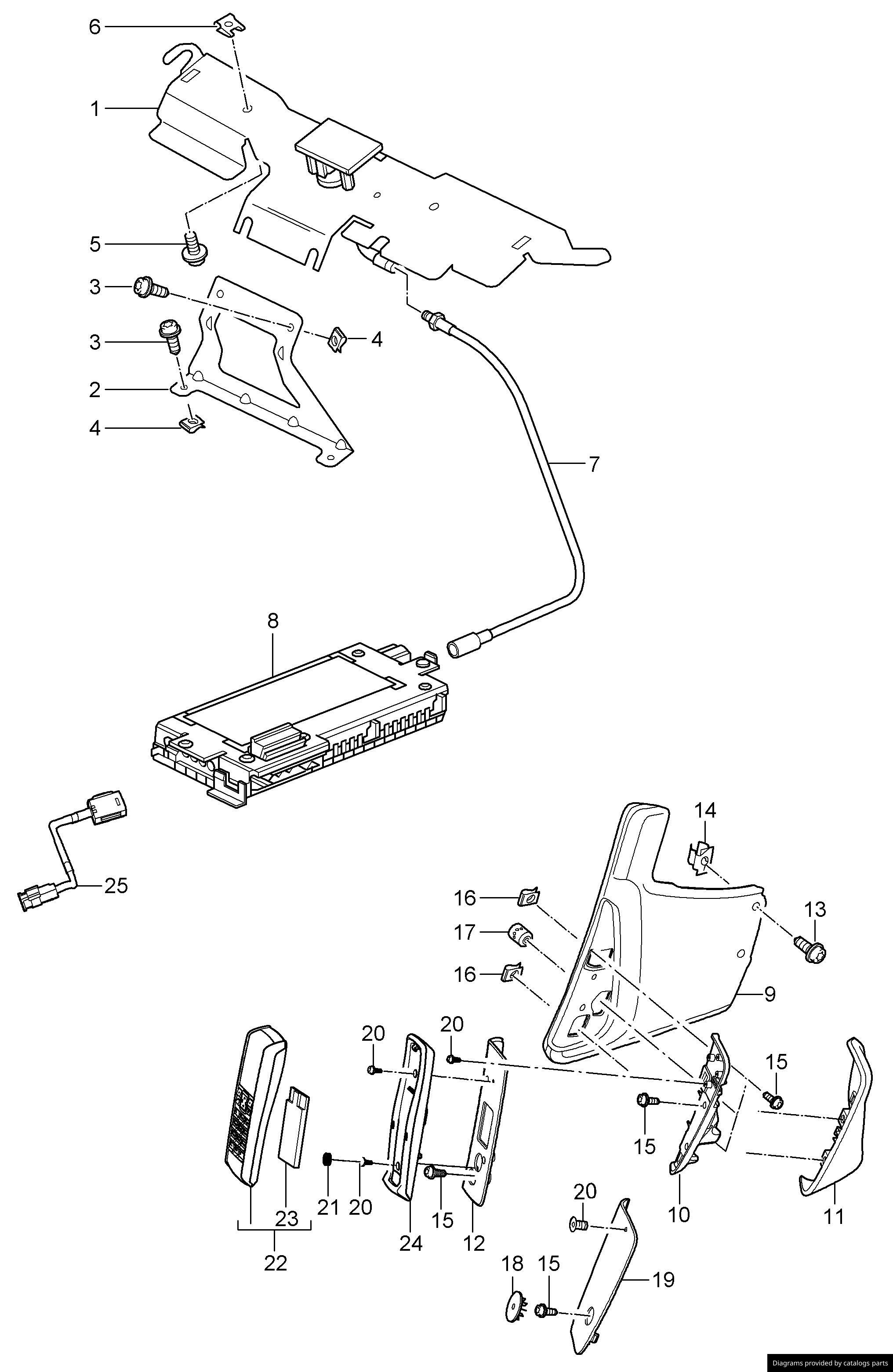 Car part diagram
