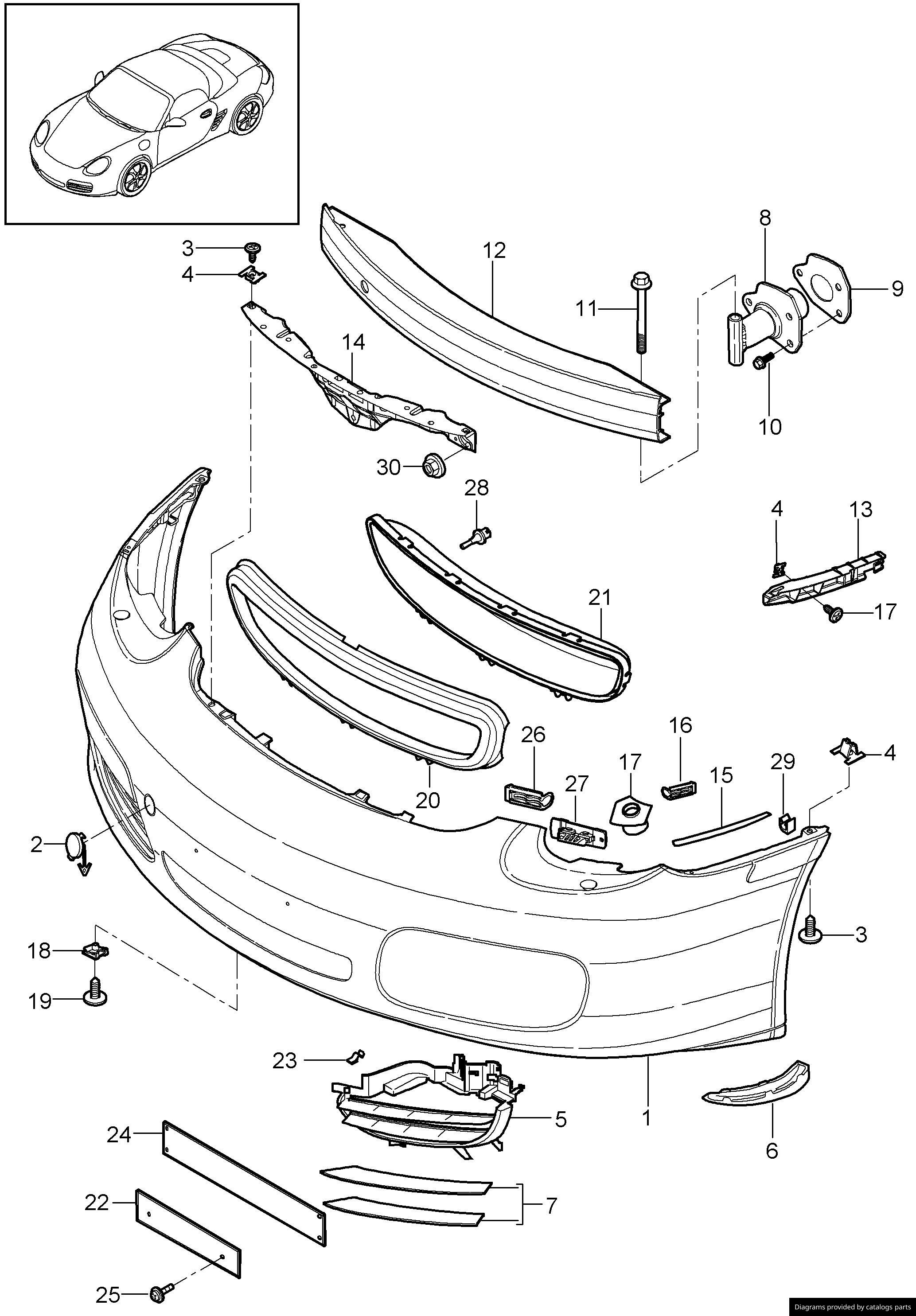 Car part diagram