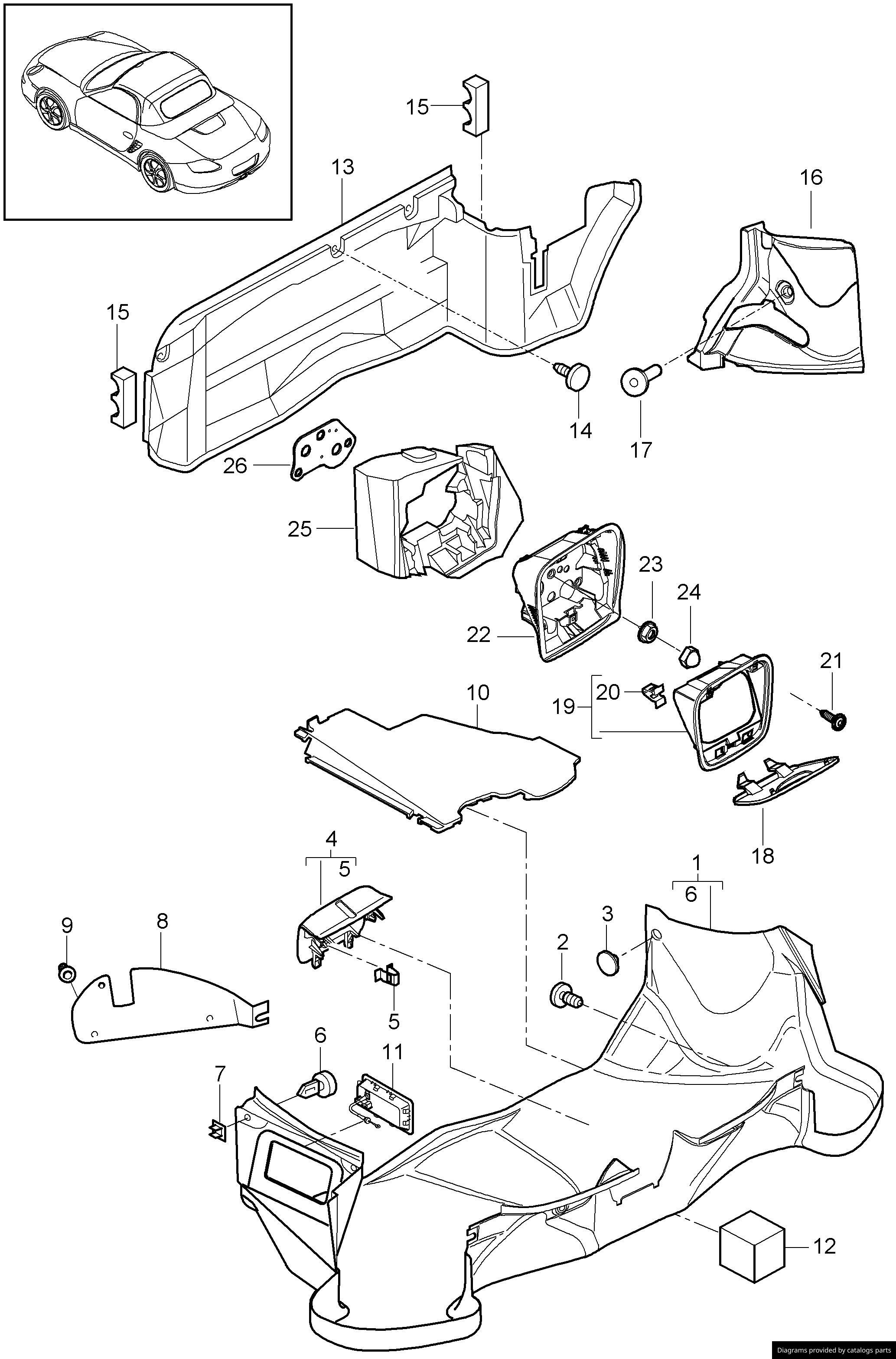 Car part diagram