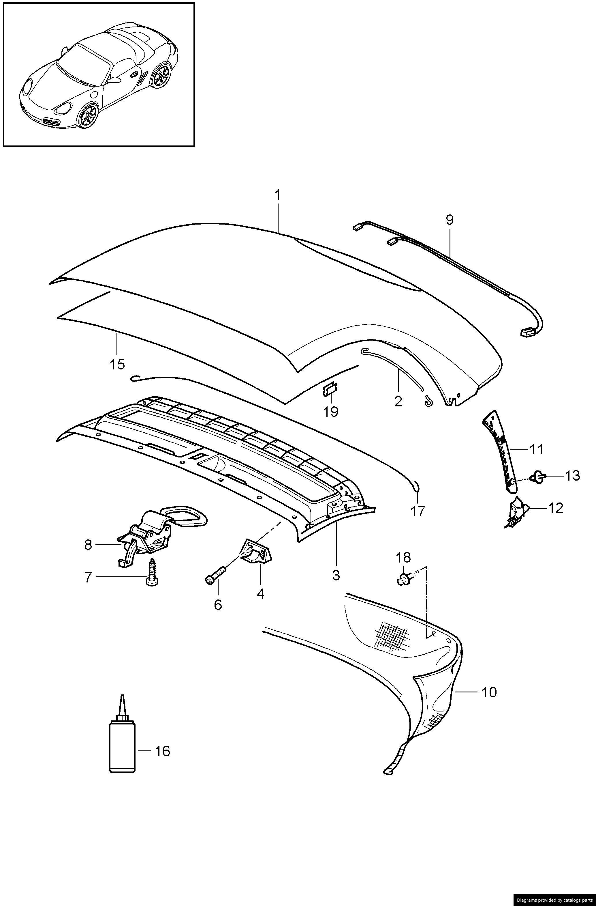 Car part diagram