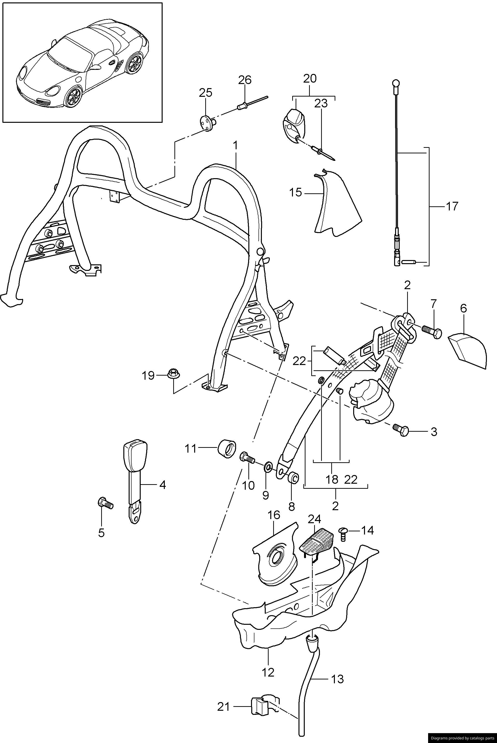 Car part diagram