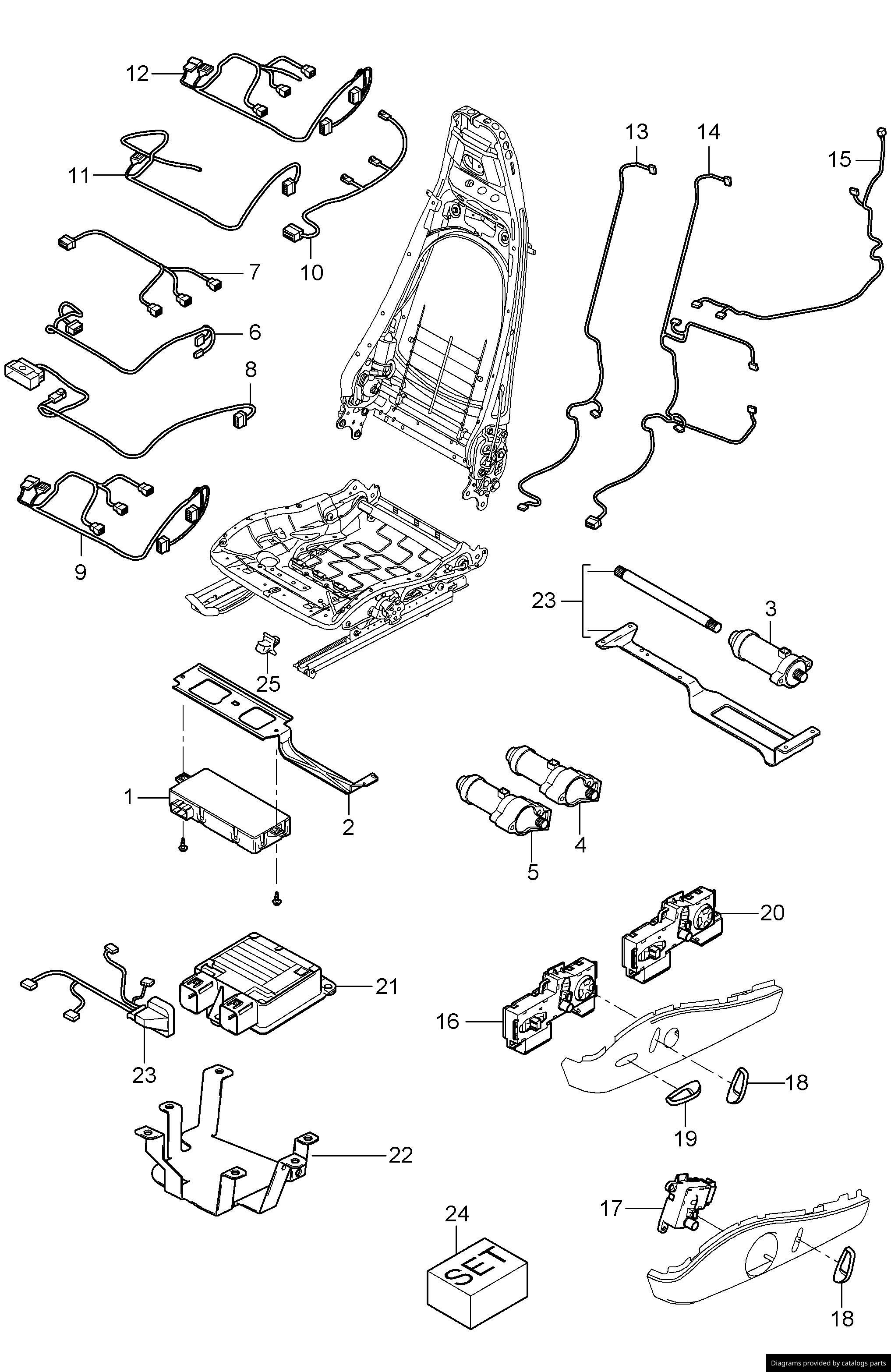 Car part diagram