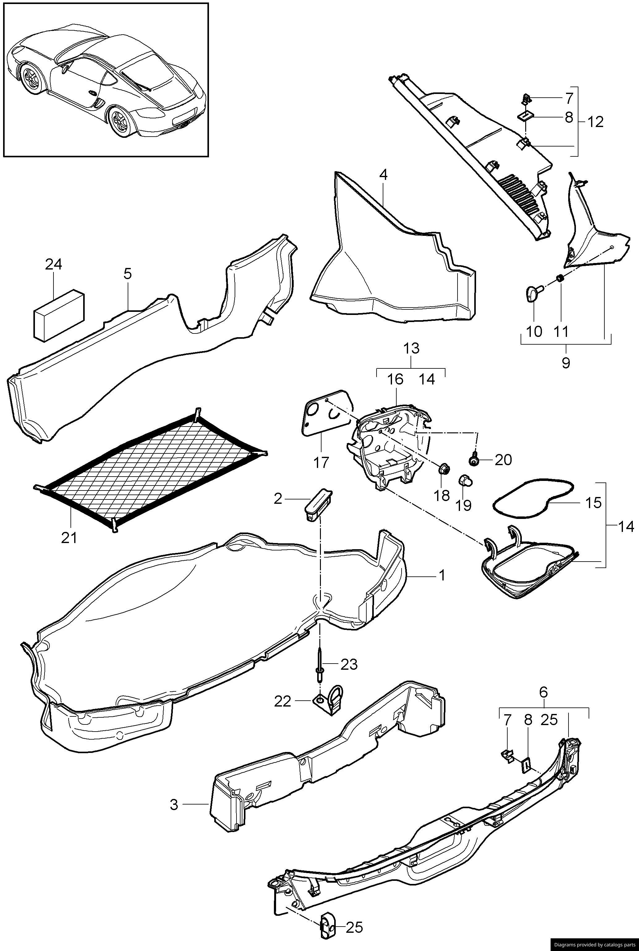 Car part diagram