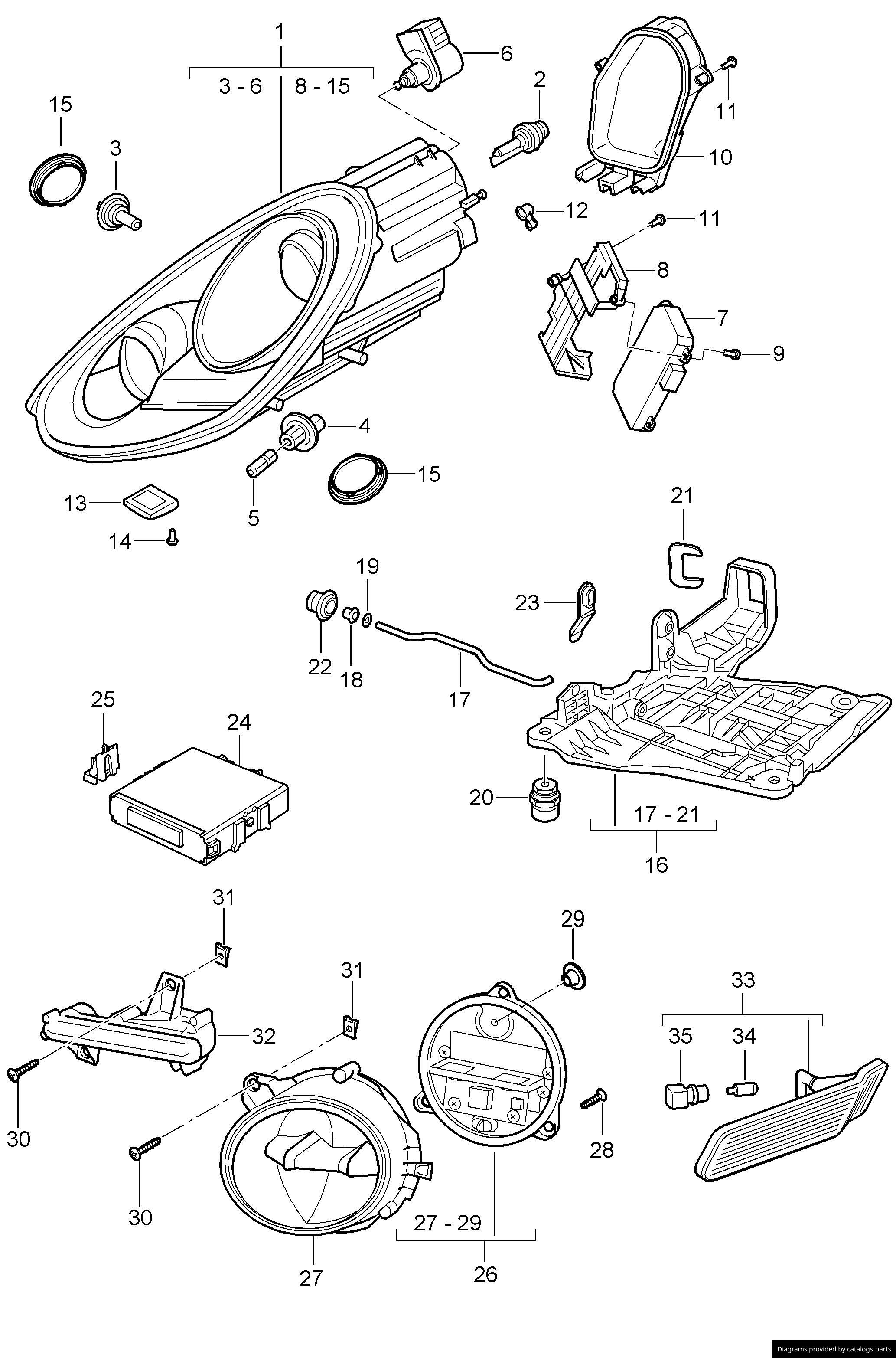 Car part diagram