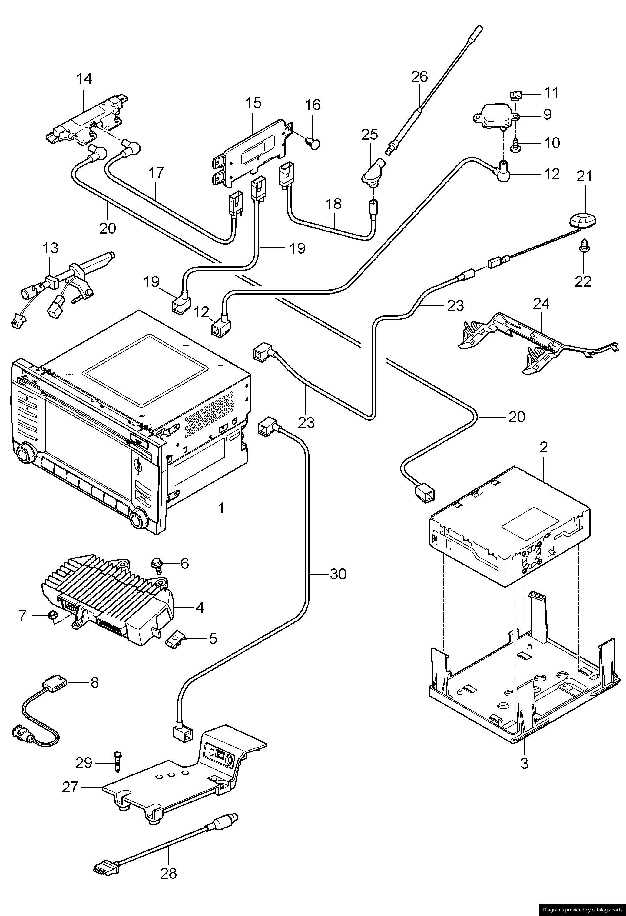 Car part diagram