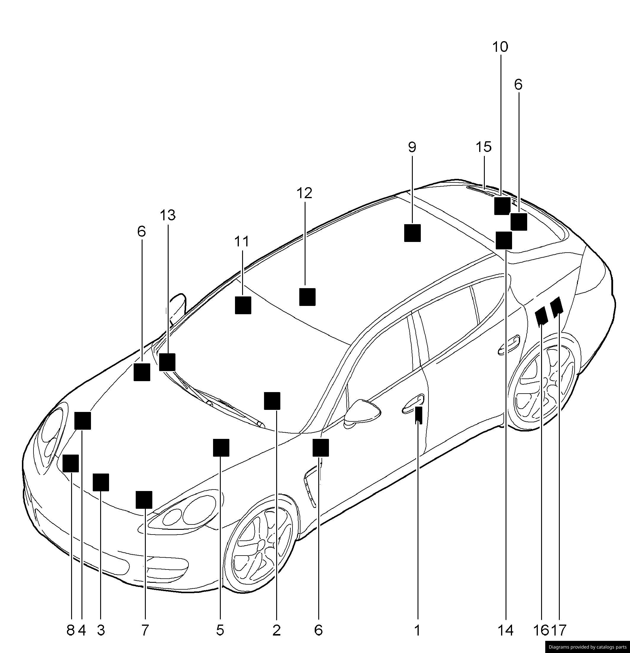 Car part diagram