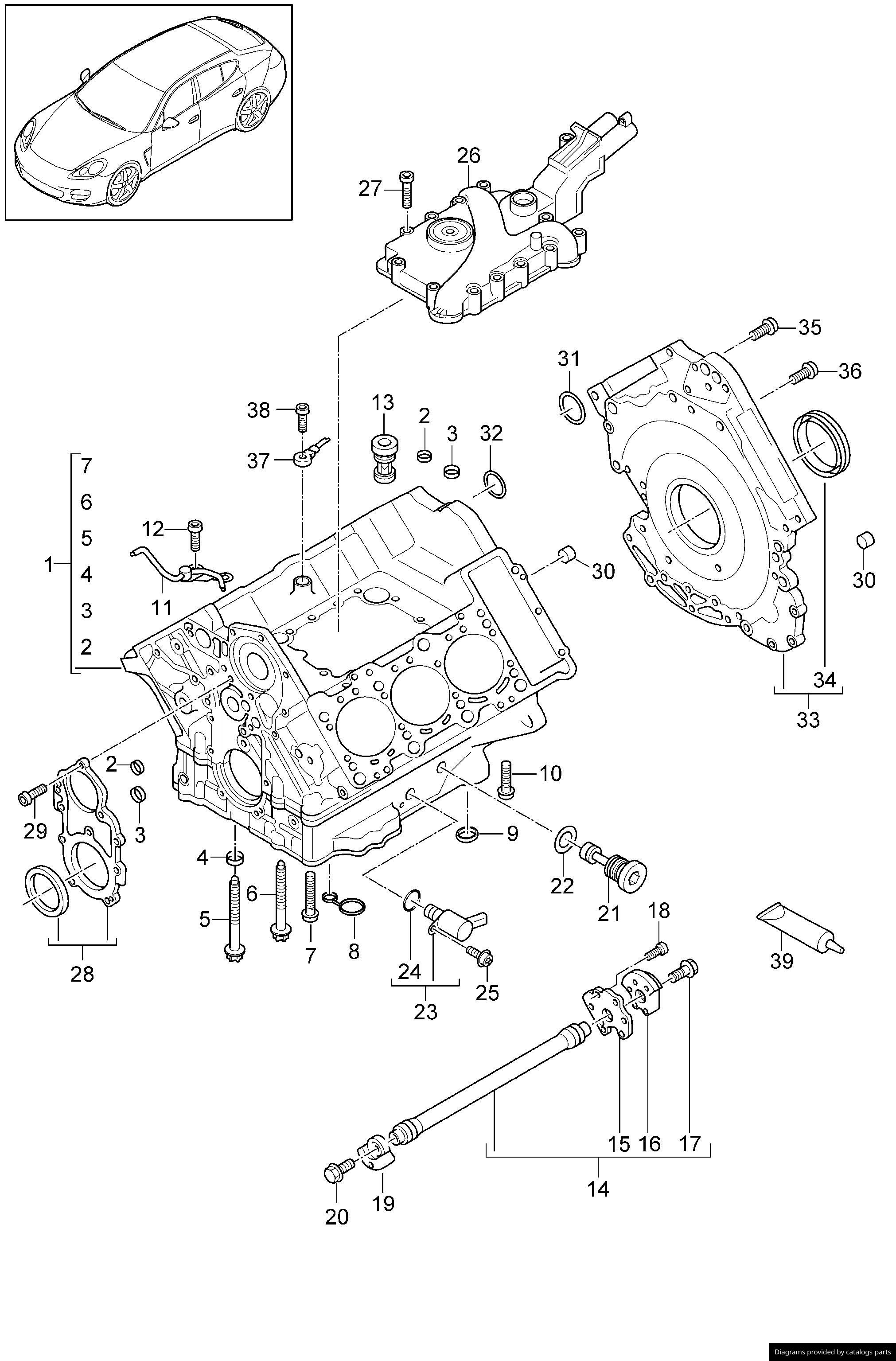 Car part diagram