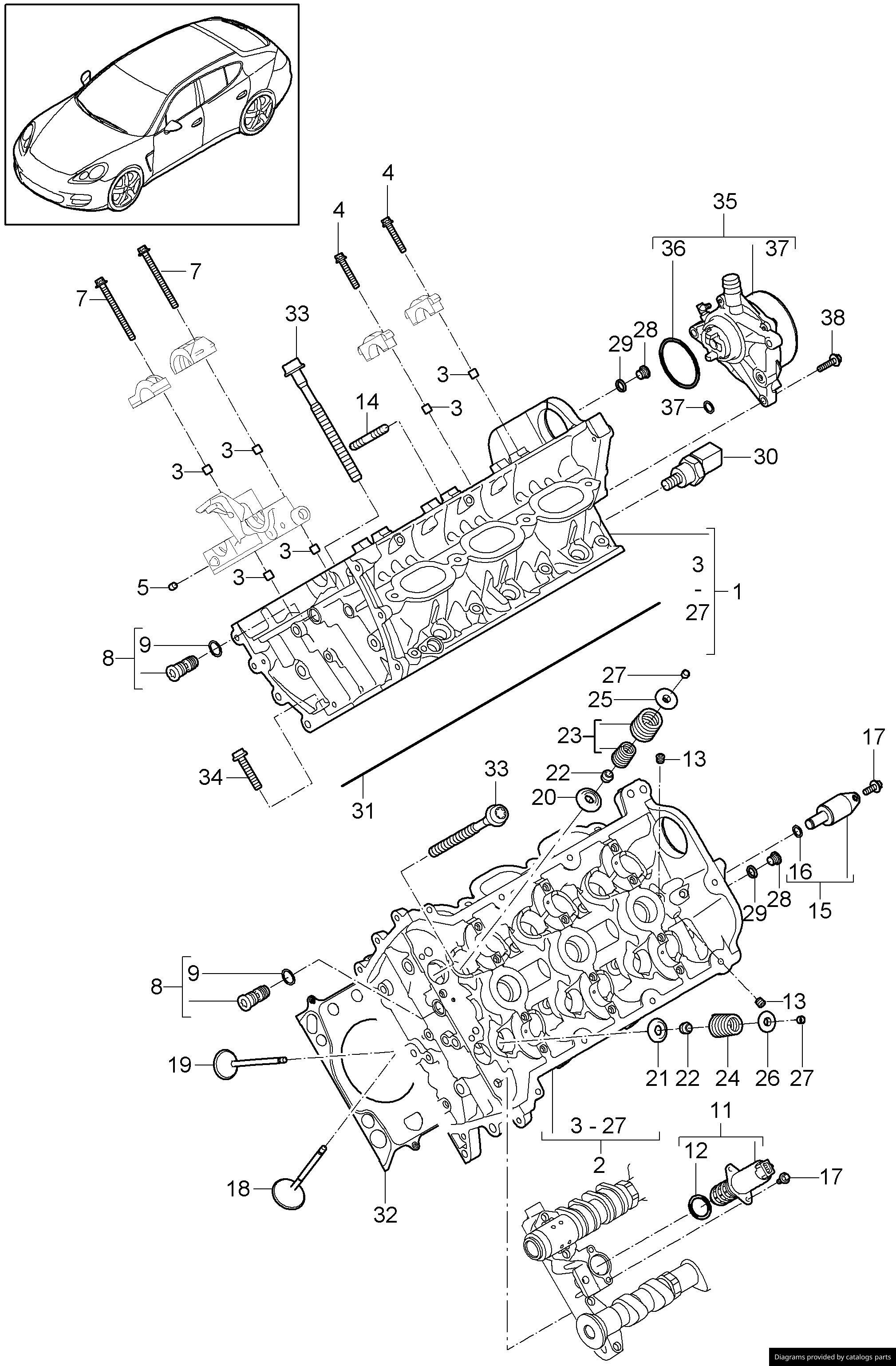 Car part diagram
