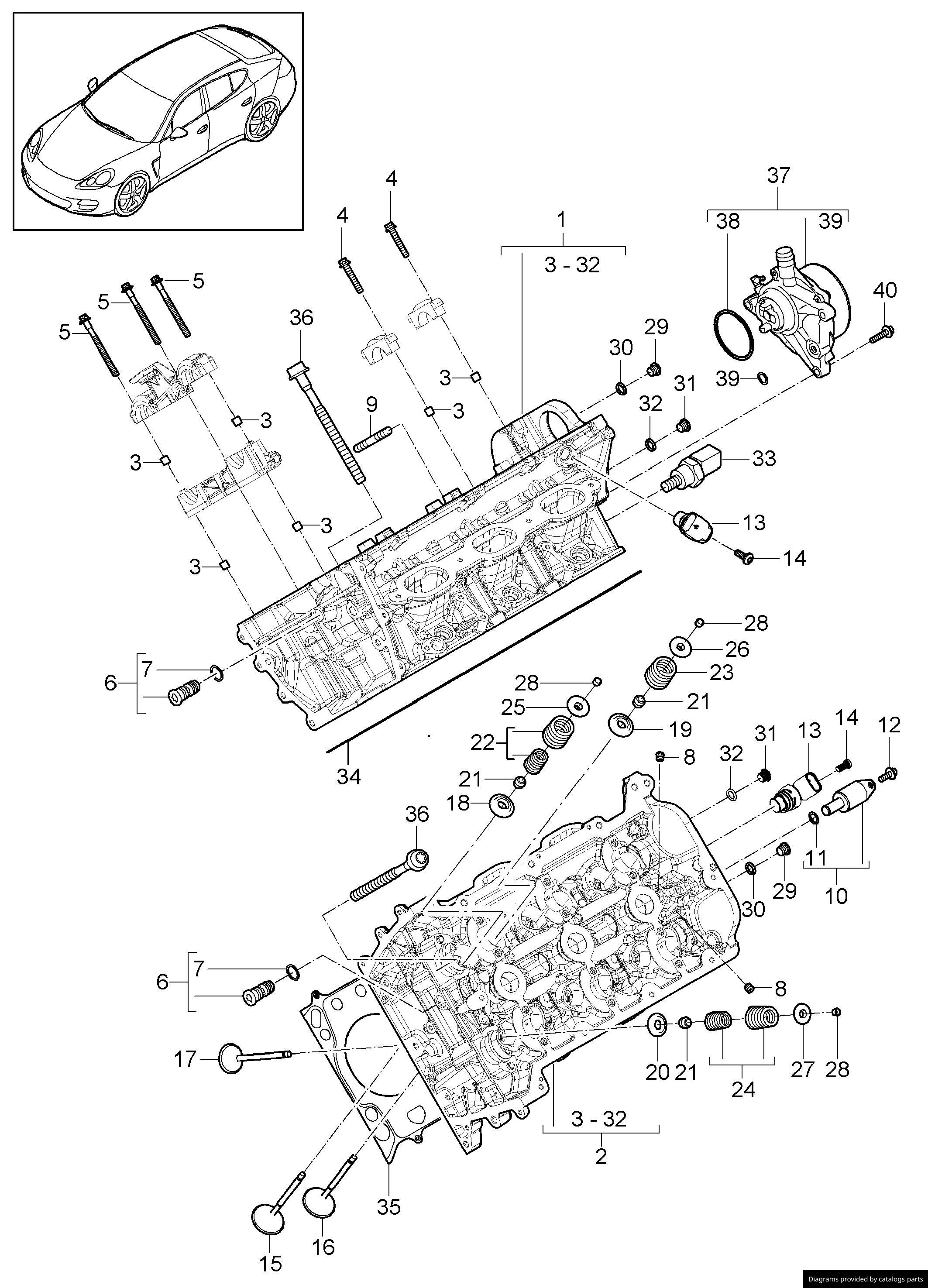 Car part diagram