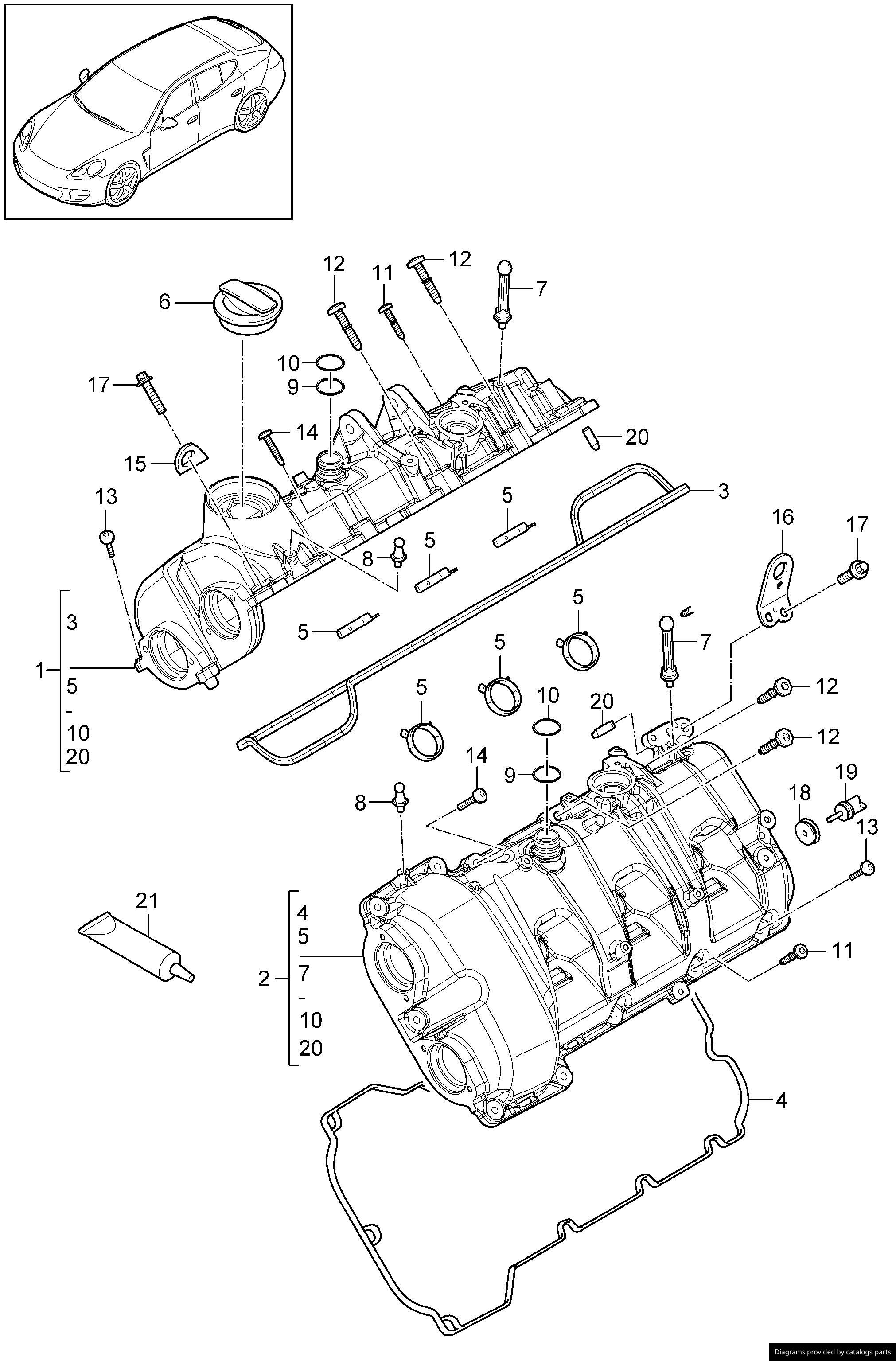 Car part diagram