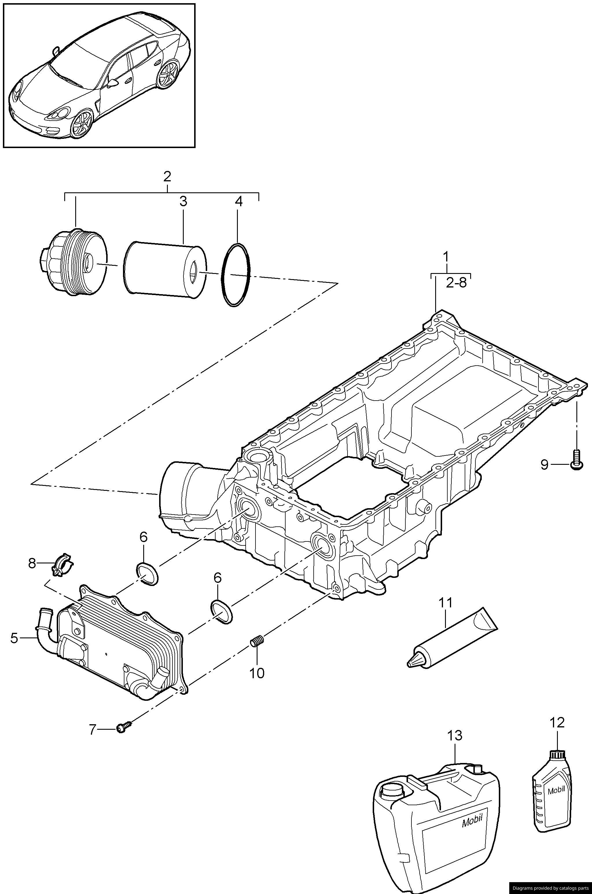 Car part diagram