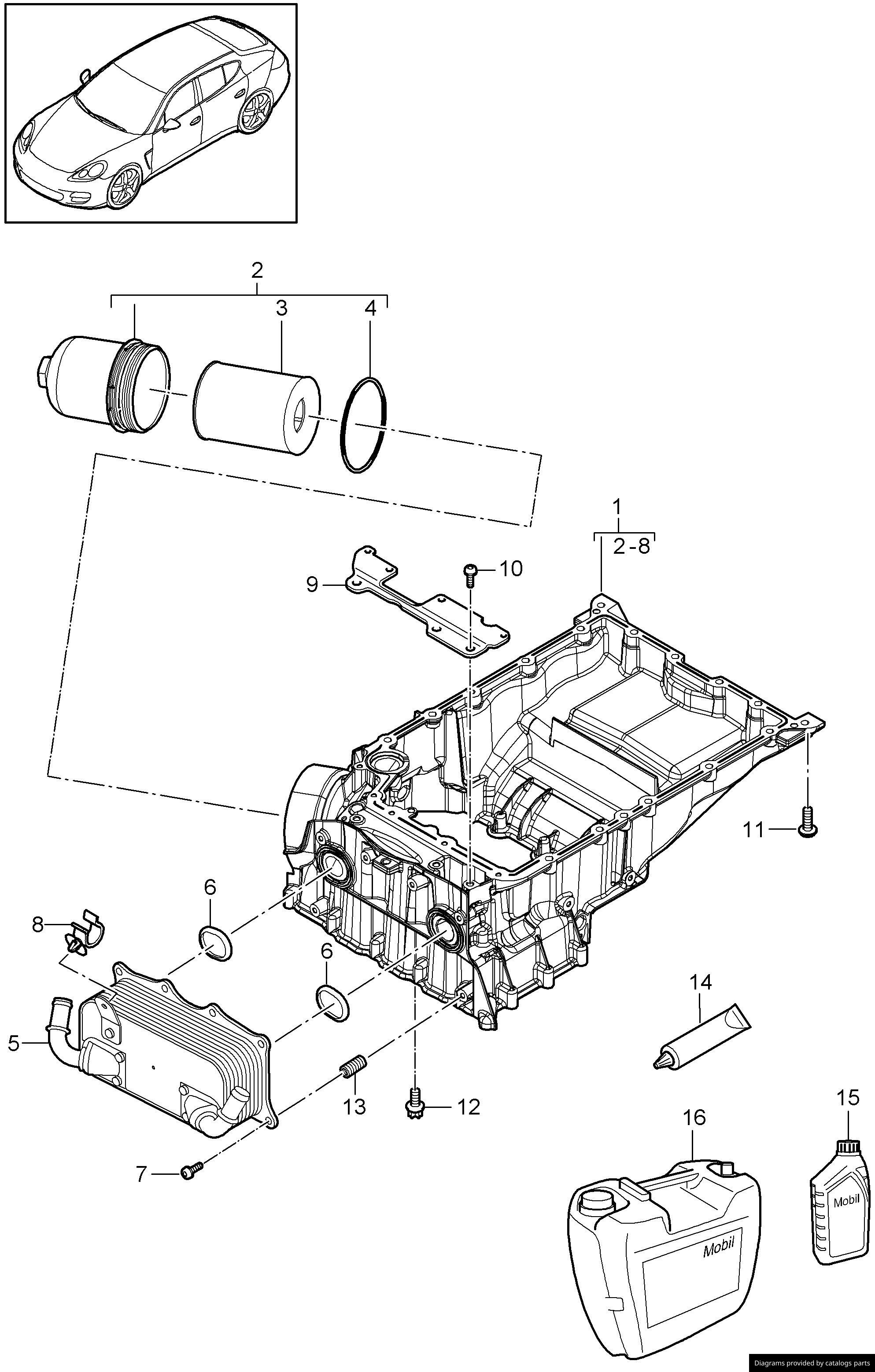 Car part diagram