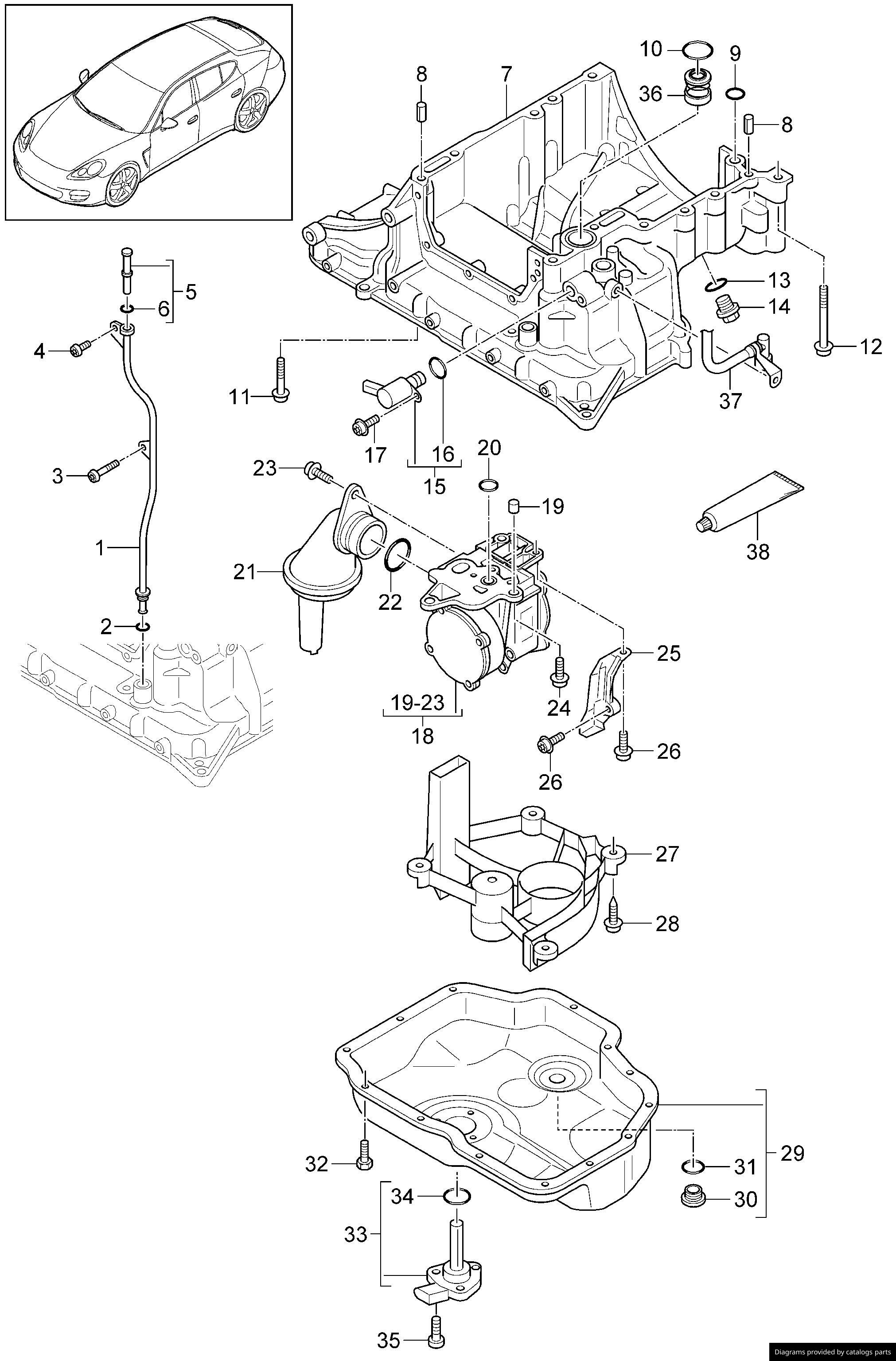 Car part diagram