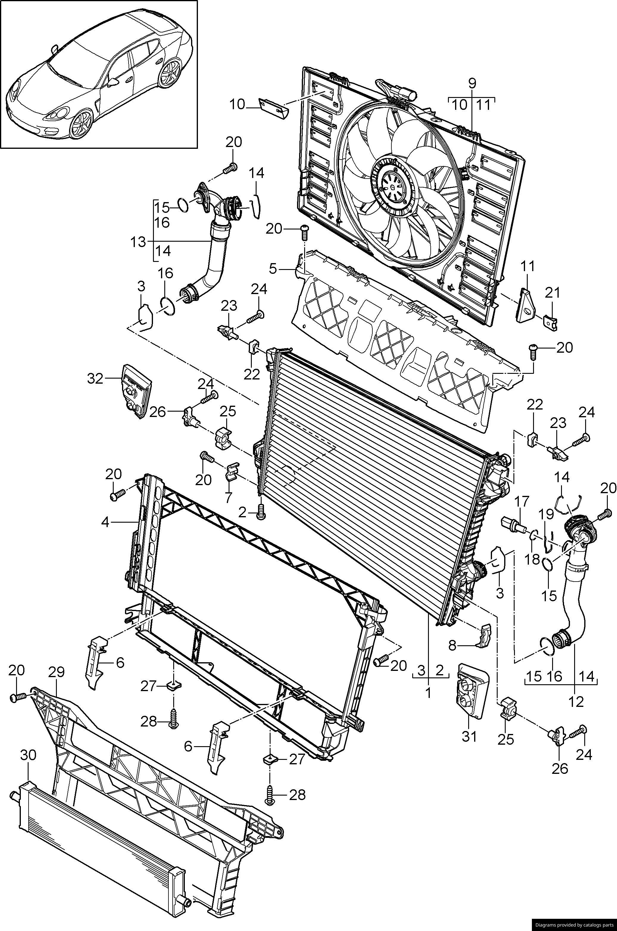 Car part diagram