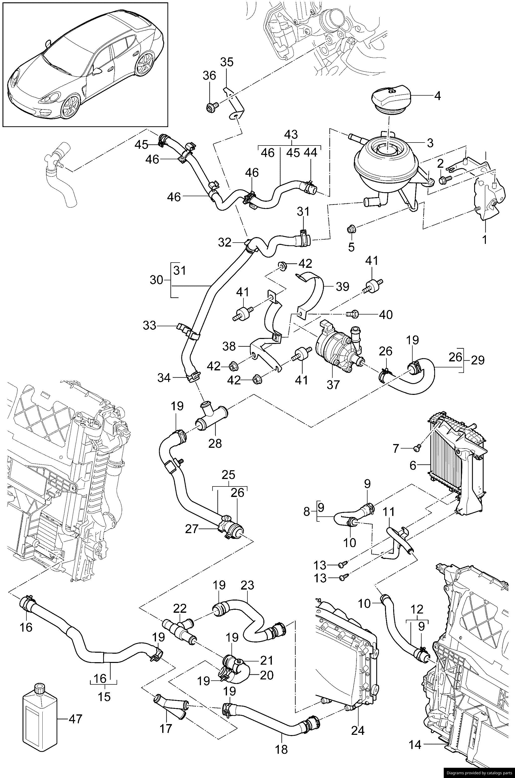 Car part diagram